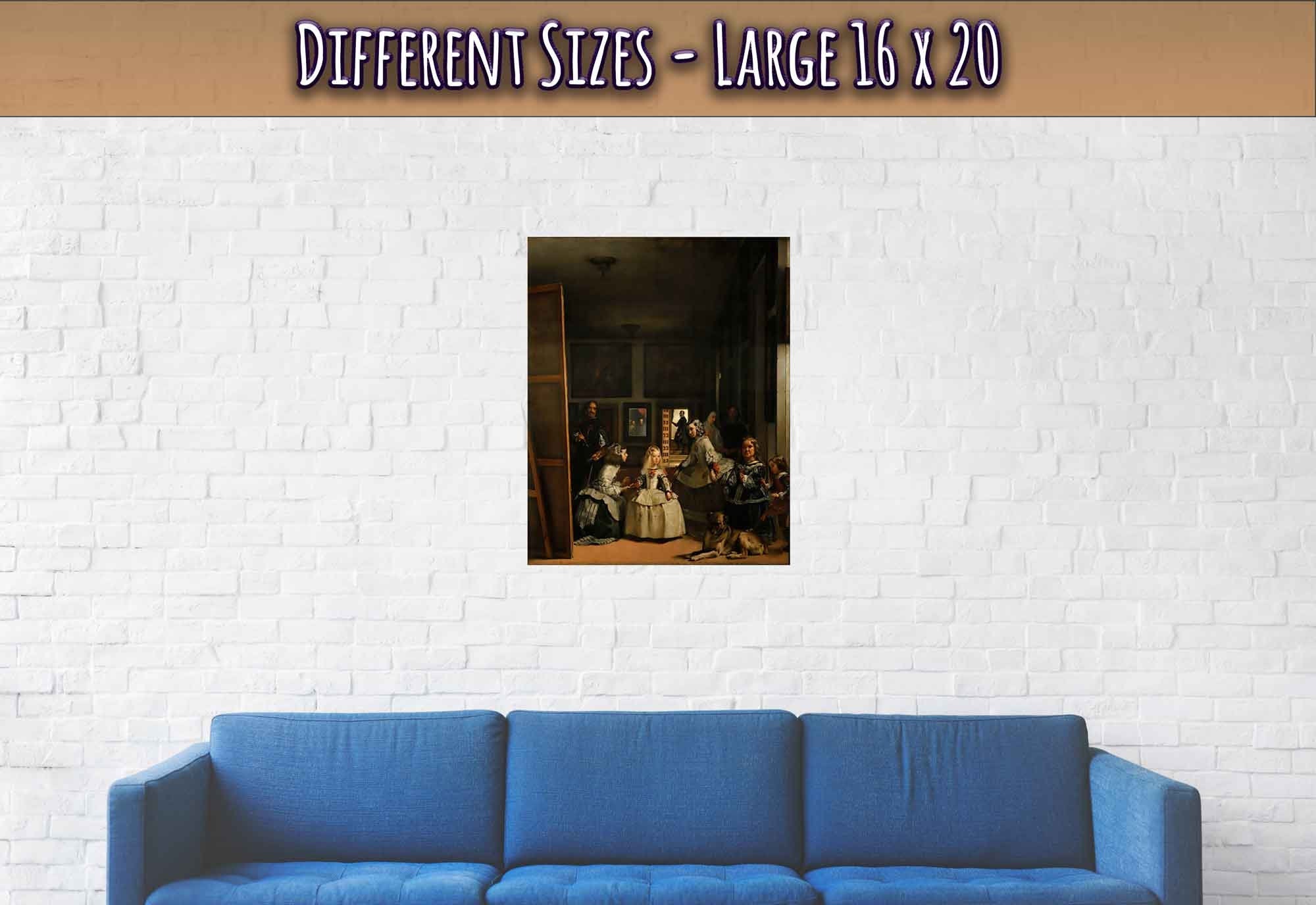 Las Meninas Poster, Diego Velaquez - Las Meninas Print - WallArtPrints4U