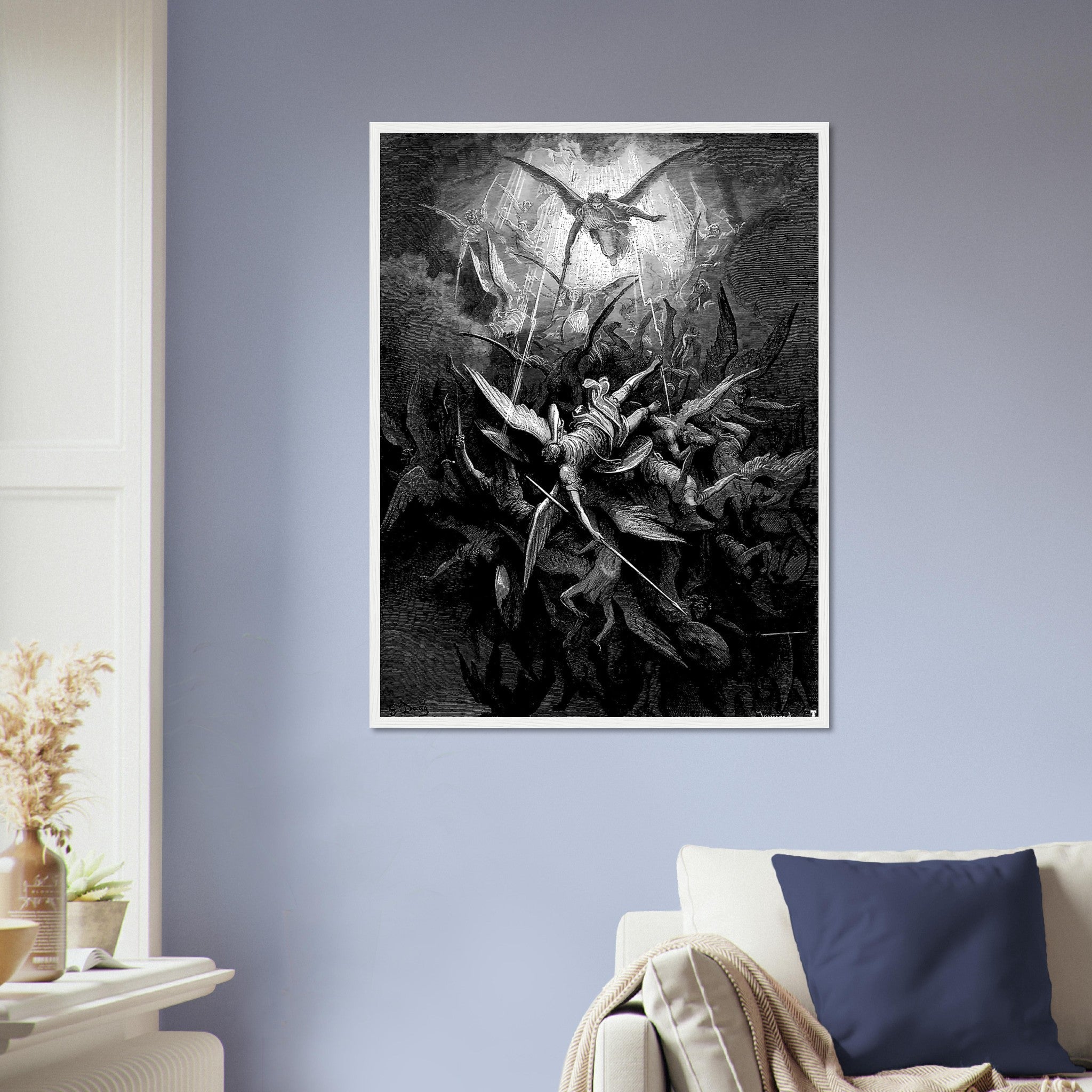 Last Judgement Framed - Gustav Dore Framed Print, - WallArtPrints4U