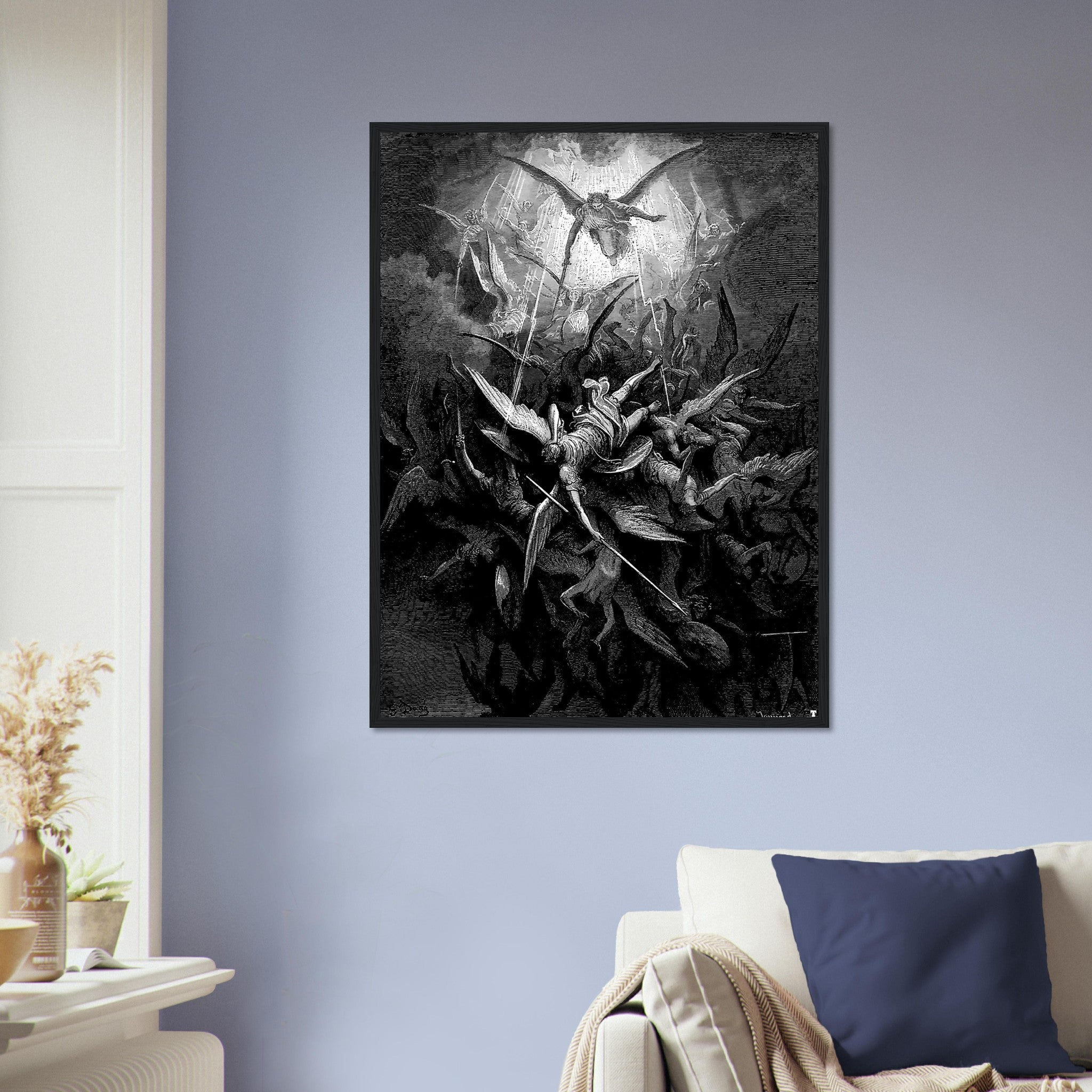 Last Judgement Framed - Gustav Dore Framed Print, - WallArtPrints4U