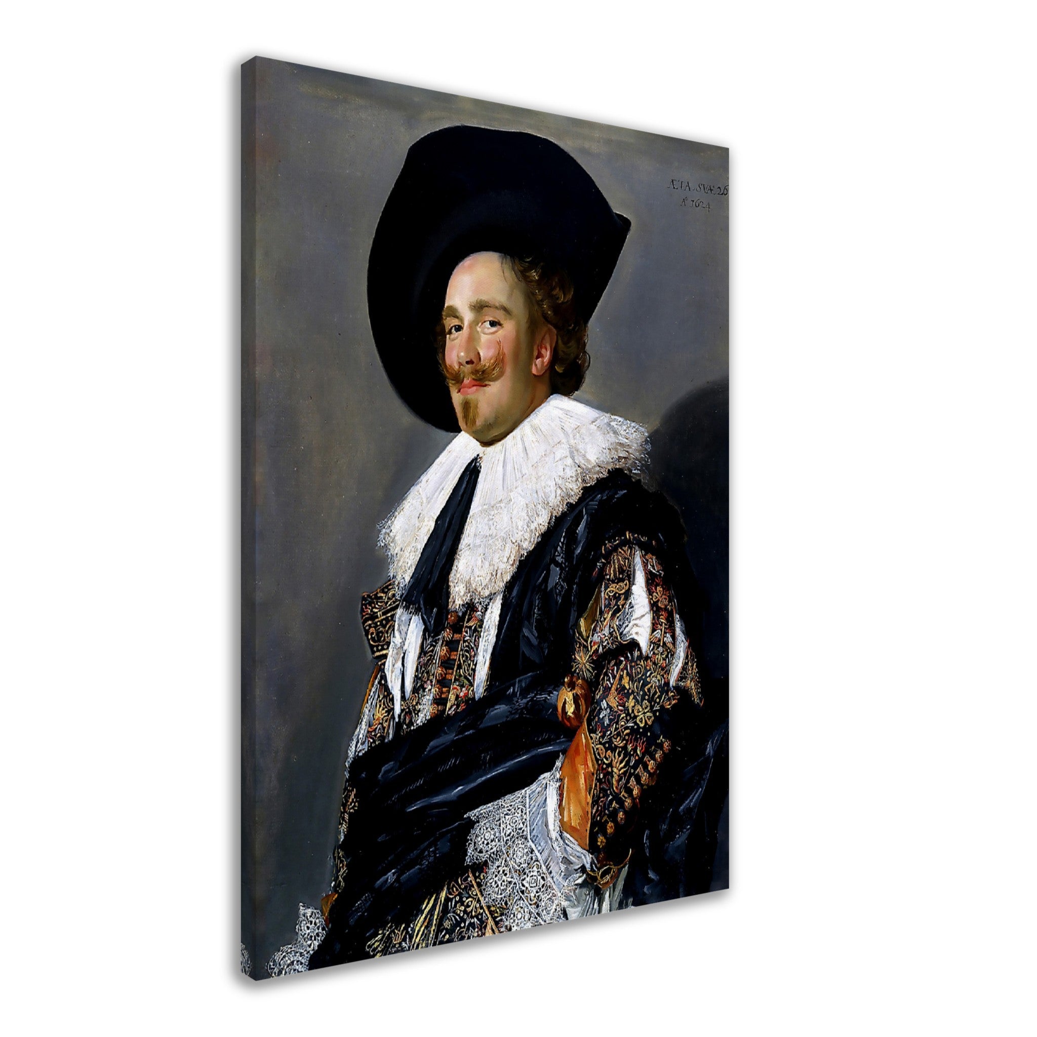 Laughing Cavalier Canvas, Franz Hals - Laughing Cavalier Canvas Print - WallArtPrints4U