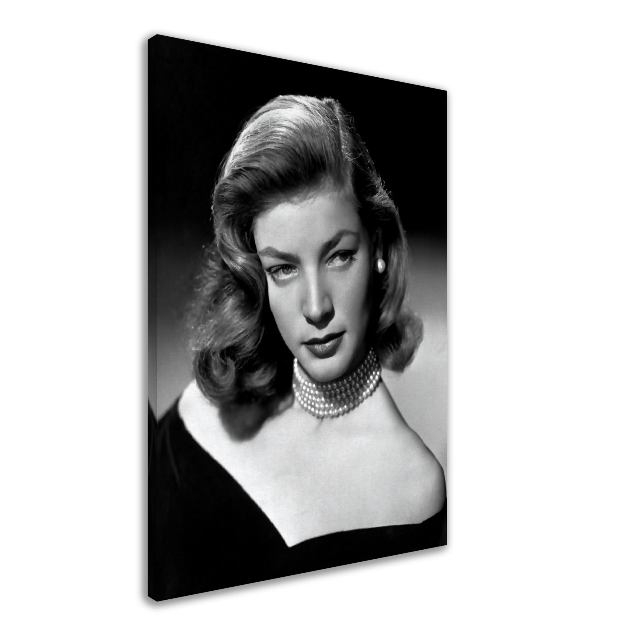 Lauren Bacall Canvas, Sexiest Star #6, Vintage Photo - Iconic Lauren Bacall Canvas Print - Hollywood Silver Screen Star - WallArtPrints4U