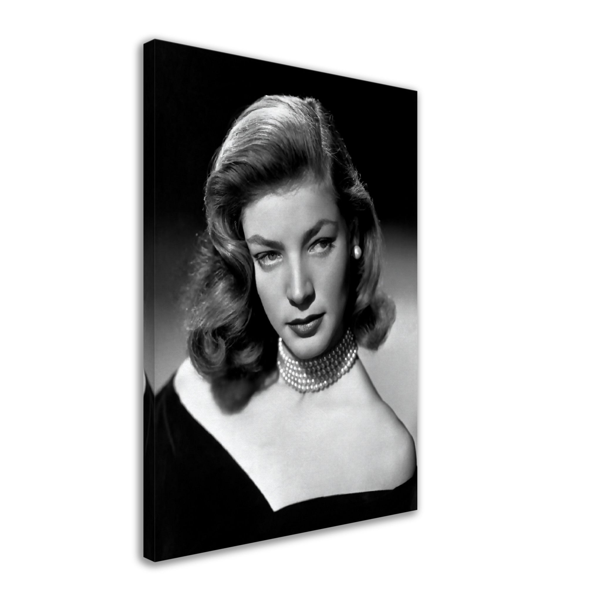 Lauren Bacall Canvas, Sexiest Star #6, Vintage Photo - Iconic Lauren Bacall Canvas Print - Hollywood Silver Screen Star - WallArtPrints4U