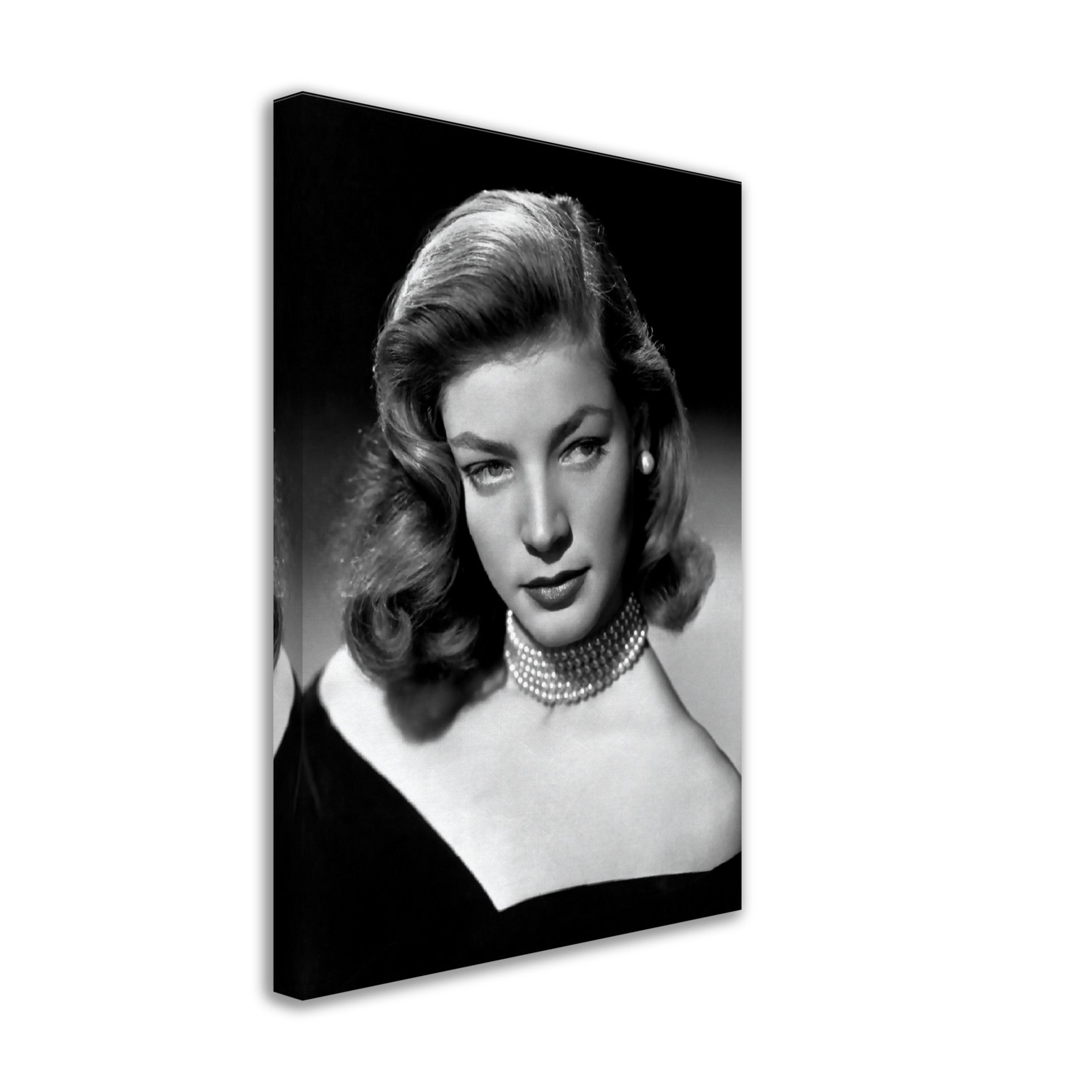 Lauren Bacall Canvas, Sexiest Star #6, Vintage Photo - Iconic Lauren Bacall Canvas Print - Hollywood Silver Screen Star - WallArtPrints4U
