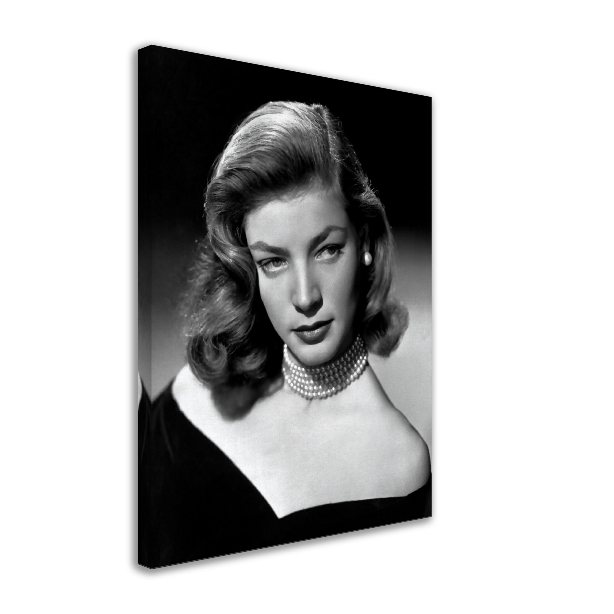 Lauren Bacall Canvas, Sexiest Star #6, Vintage Photo - Iconic Lauren Bacall Canvas Print - Hollywood Silver Screen Star - WallArtPrints4U