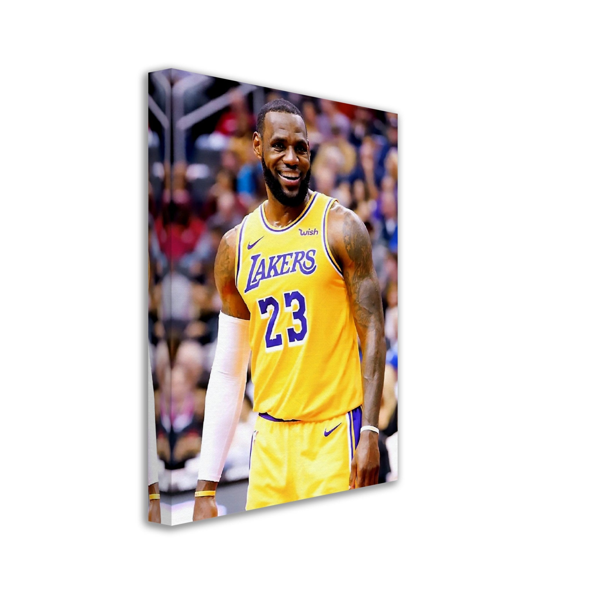 Lebron James Canvas, Photo Portrait, La Lakers Lebron James Canvas Print - WallArtPrints4U