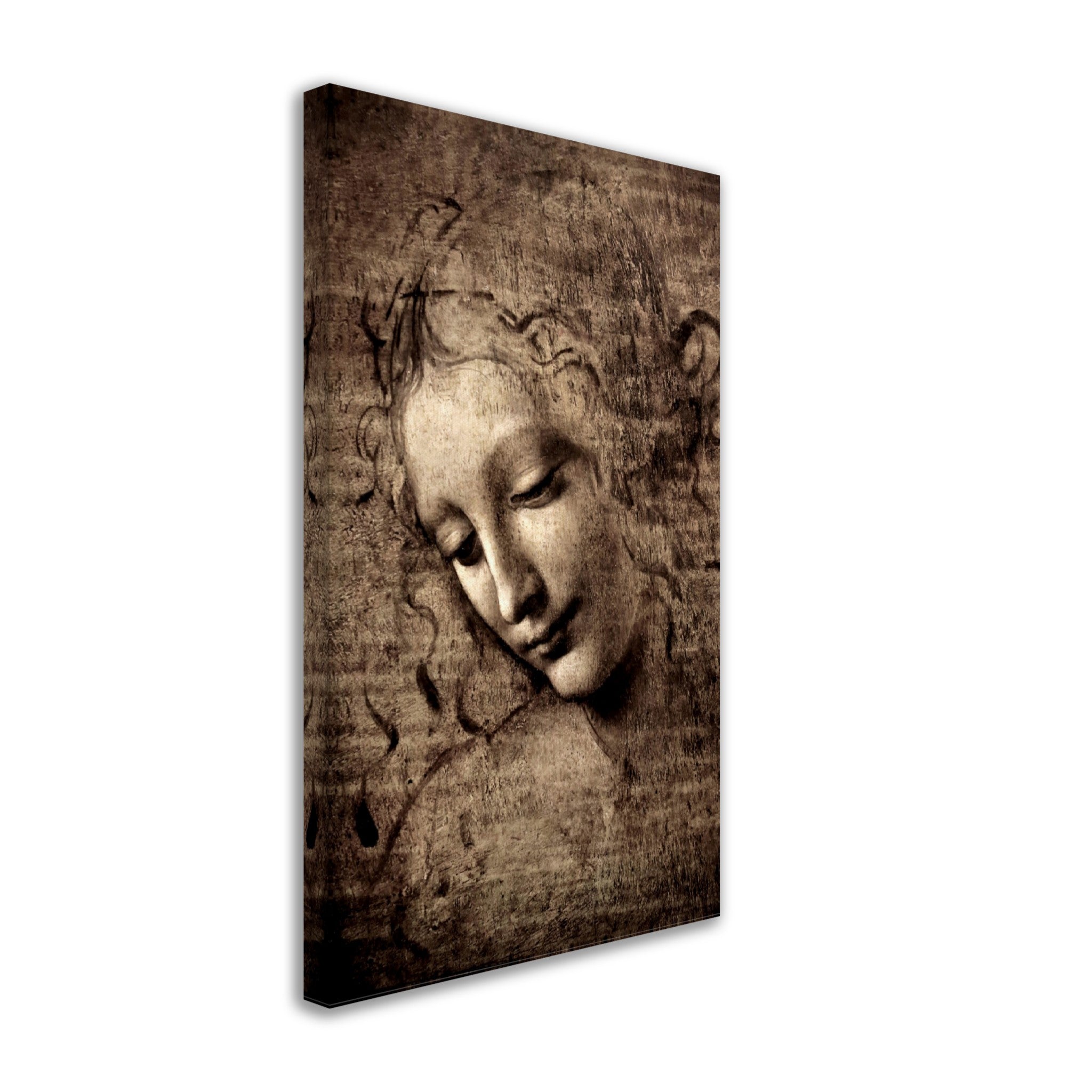 Leonardo Da Vinci Canvas Print, La Scapigliata Canvas - WallArtPrints4U