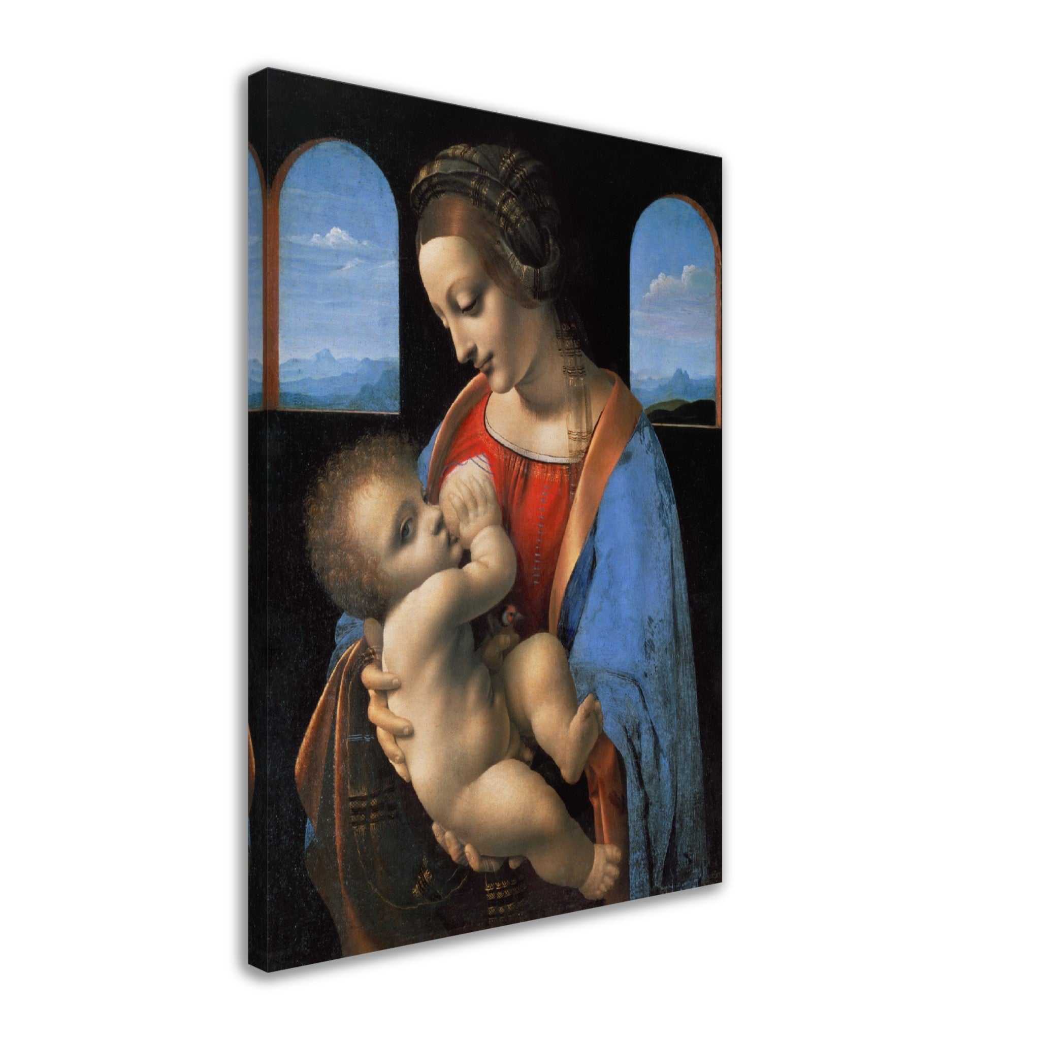 Leonardo Da Vinci Canvas Print, Madonna Litta Canvas - WallArtPrints4U