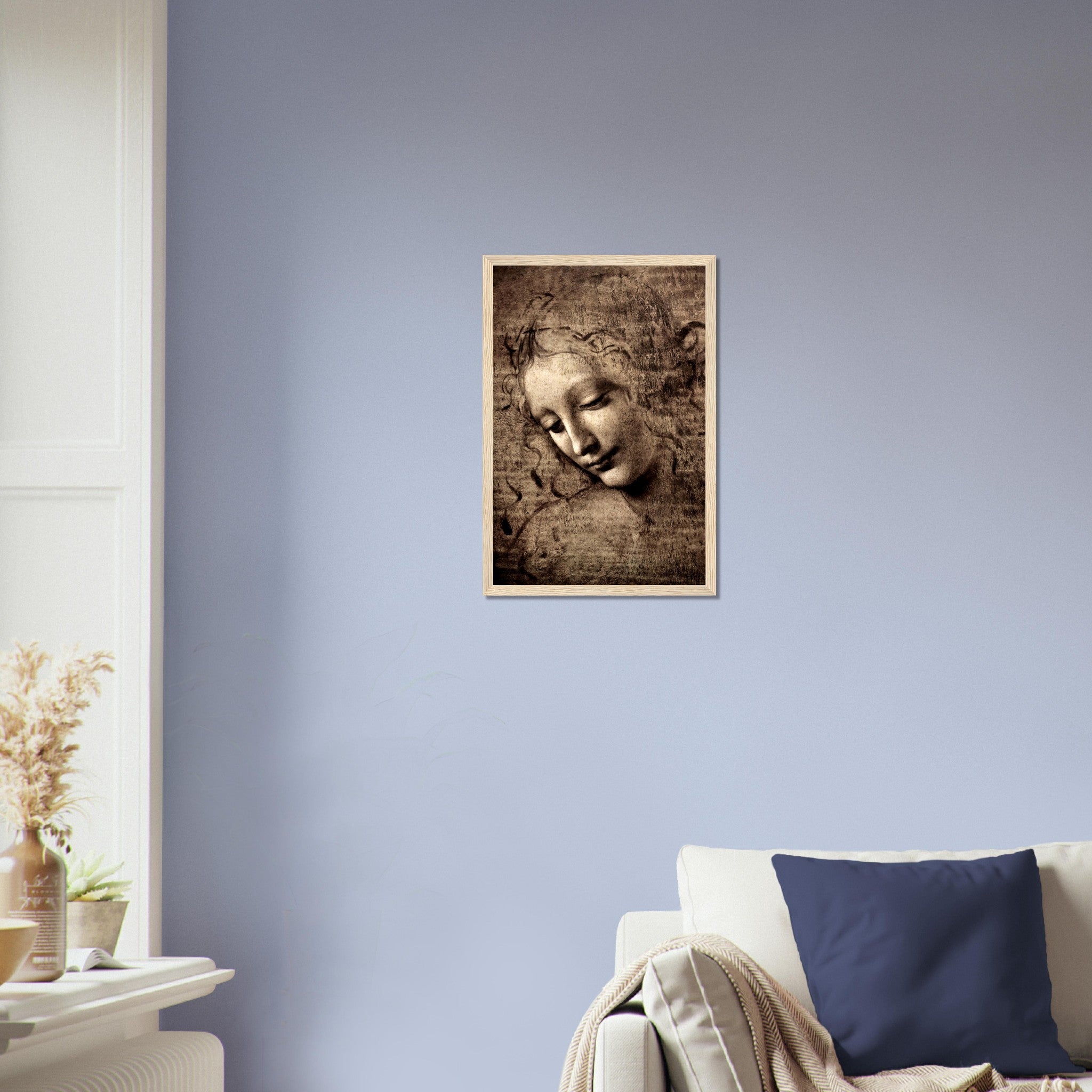 Leonardo Da Vinci Framed Print, La Scapigliata Framed - WallArtPrints4U