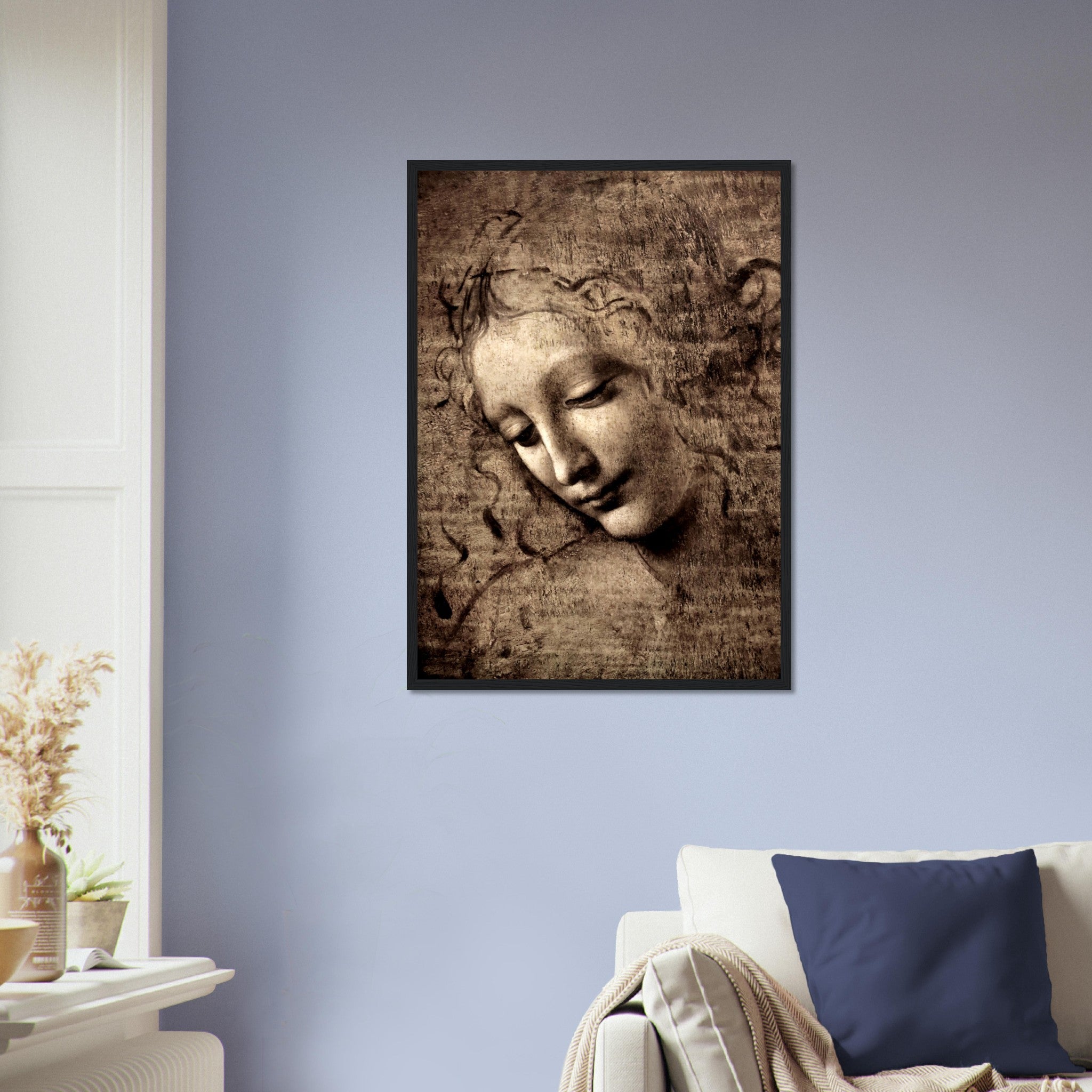 Leonardo Da Vinci Framed Print, La Scapigliata Framed - WallArtPrints4U