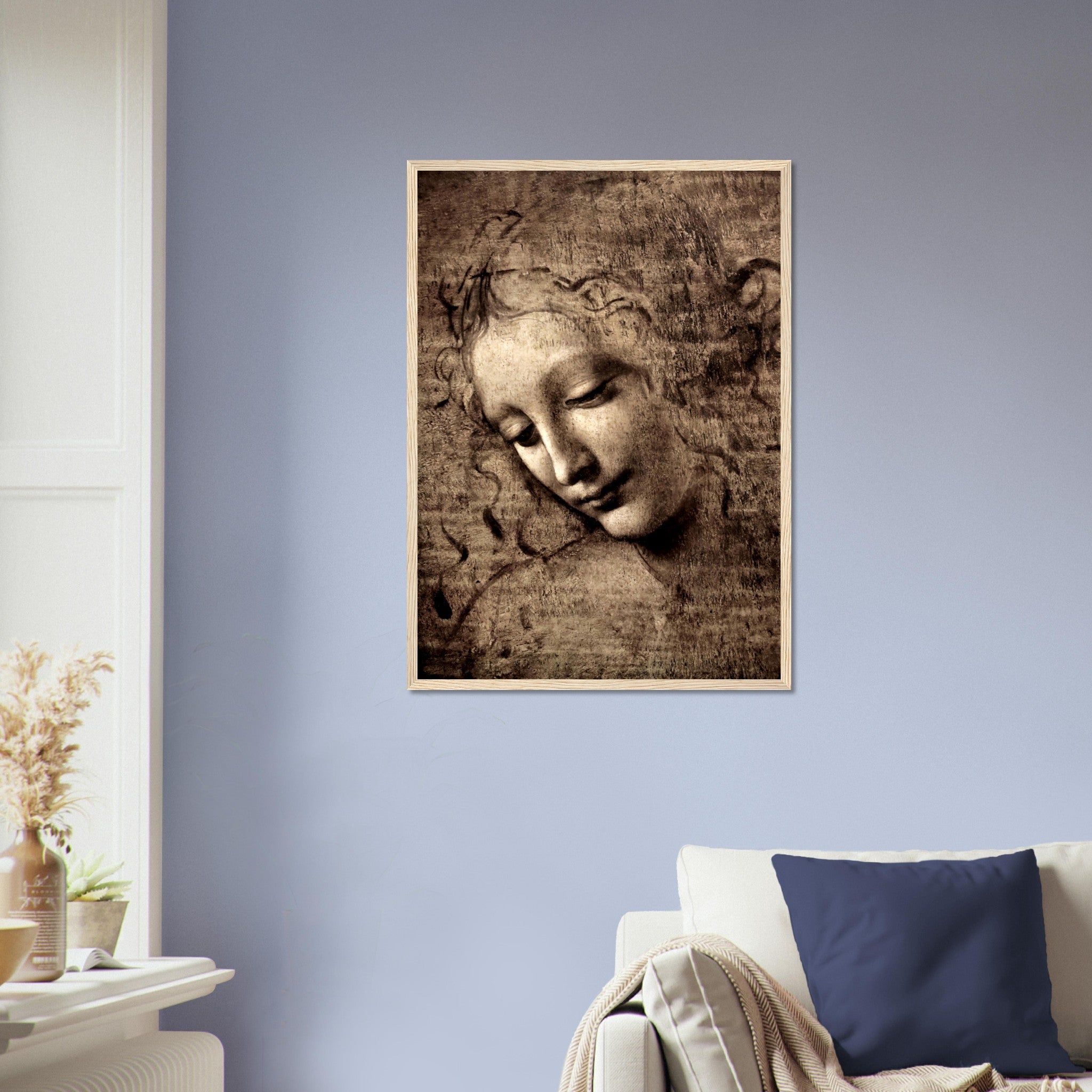 Leonardo Da Vinci Framed Print, La Scapigliata Framed - WallArtPrints4U