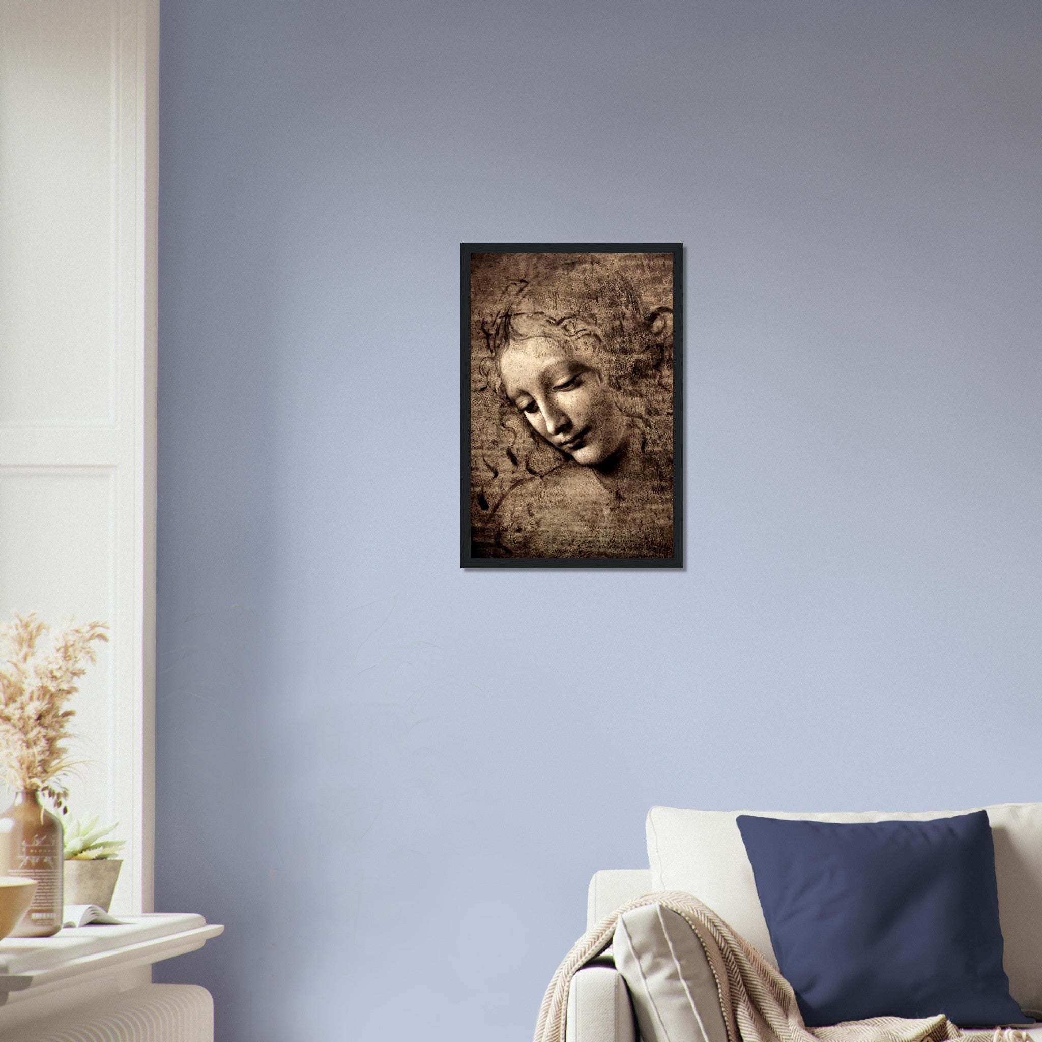 Leonardo Da Vinci Framed Print, La Scapigliata Framed - WallArtPrints4U