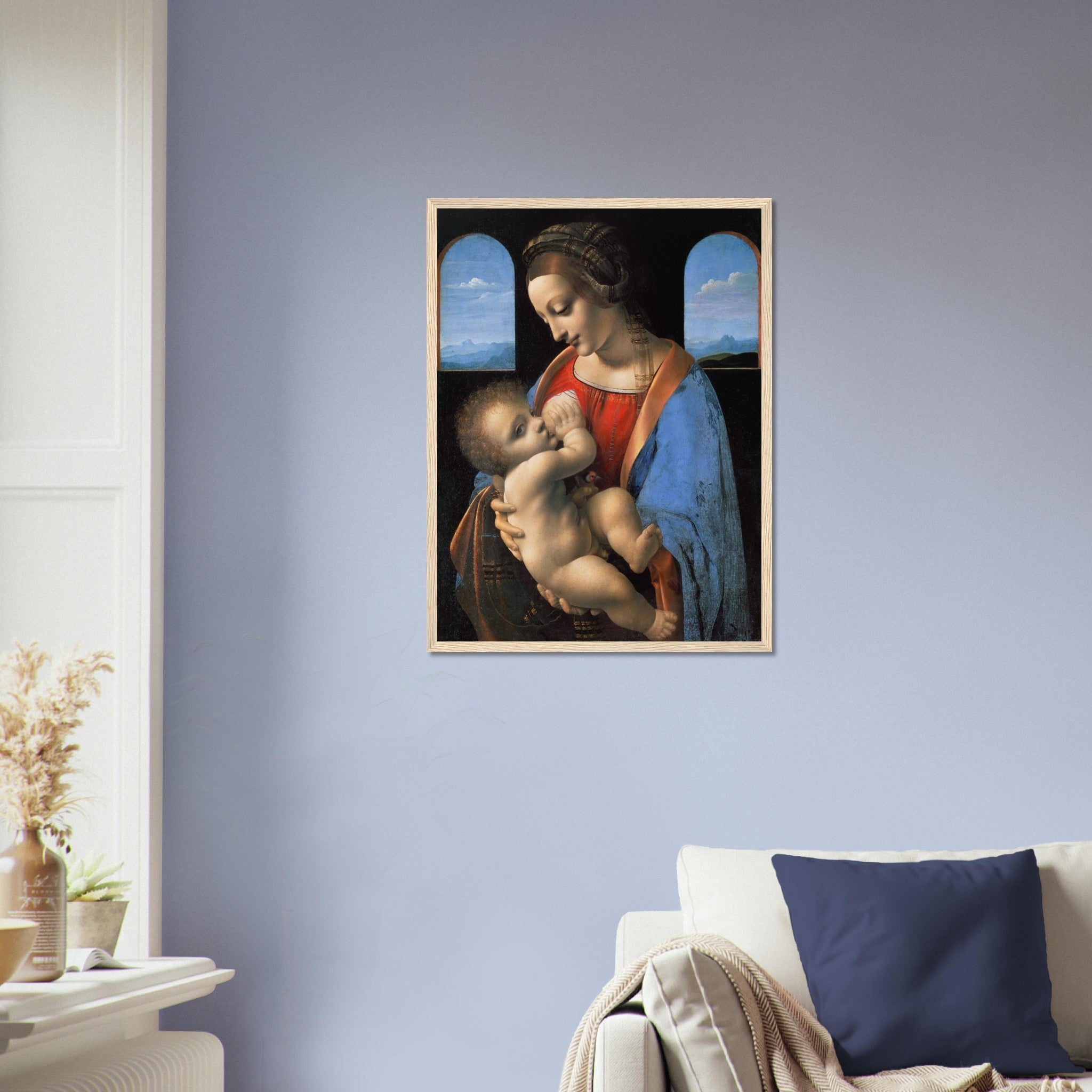 Leonardo Da Vinci Framed Print, Madonna Litta Framed - WallArtPrints4U