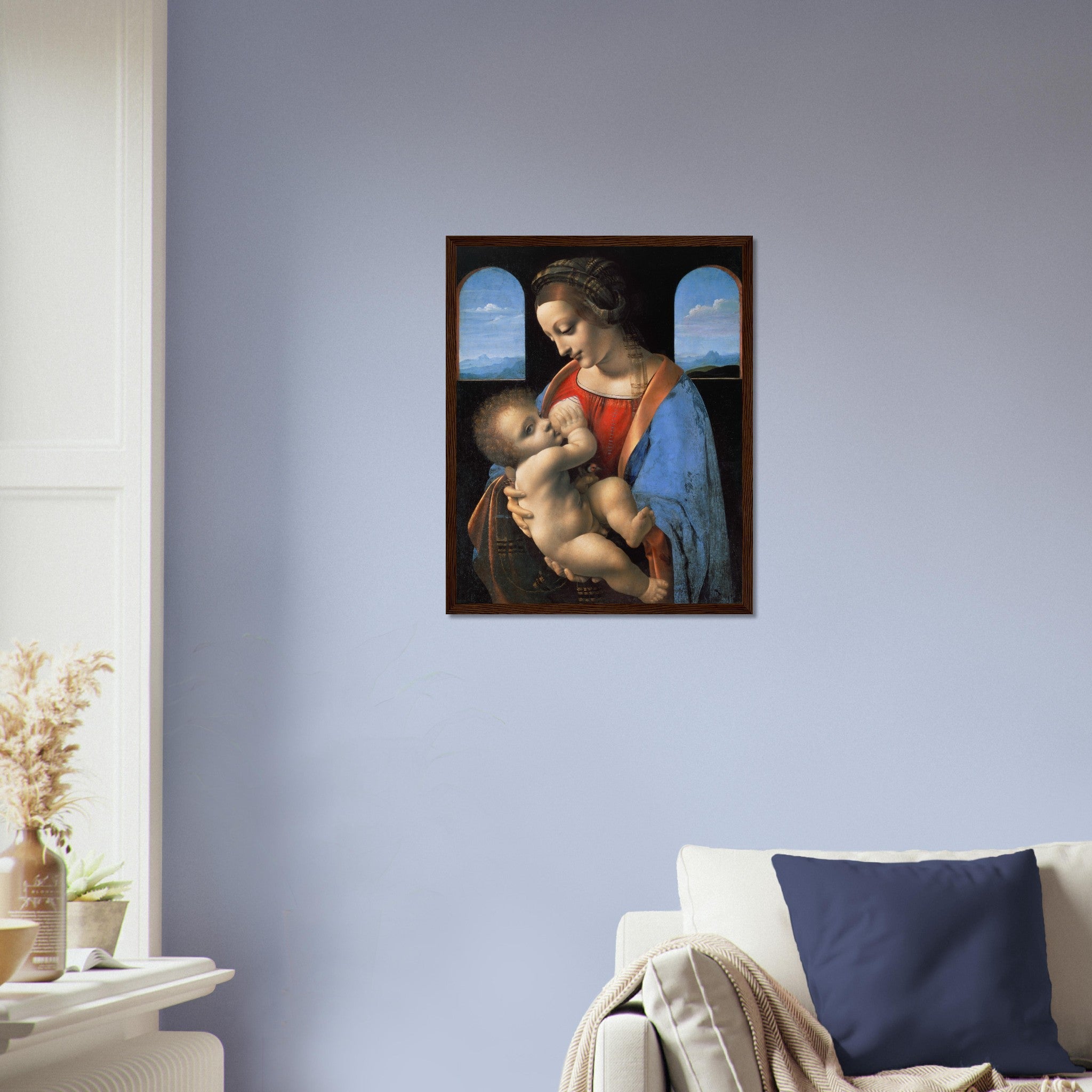 Leonardo Da Vinci Framed Print, Madonna Litta Framed - WallArtPrints4U