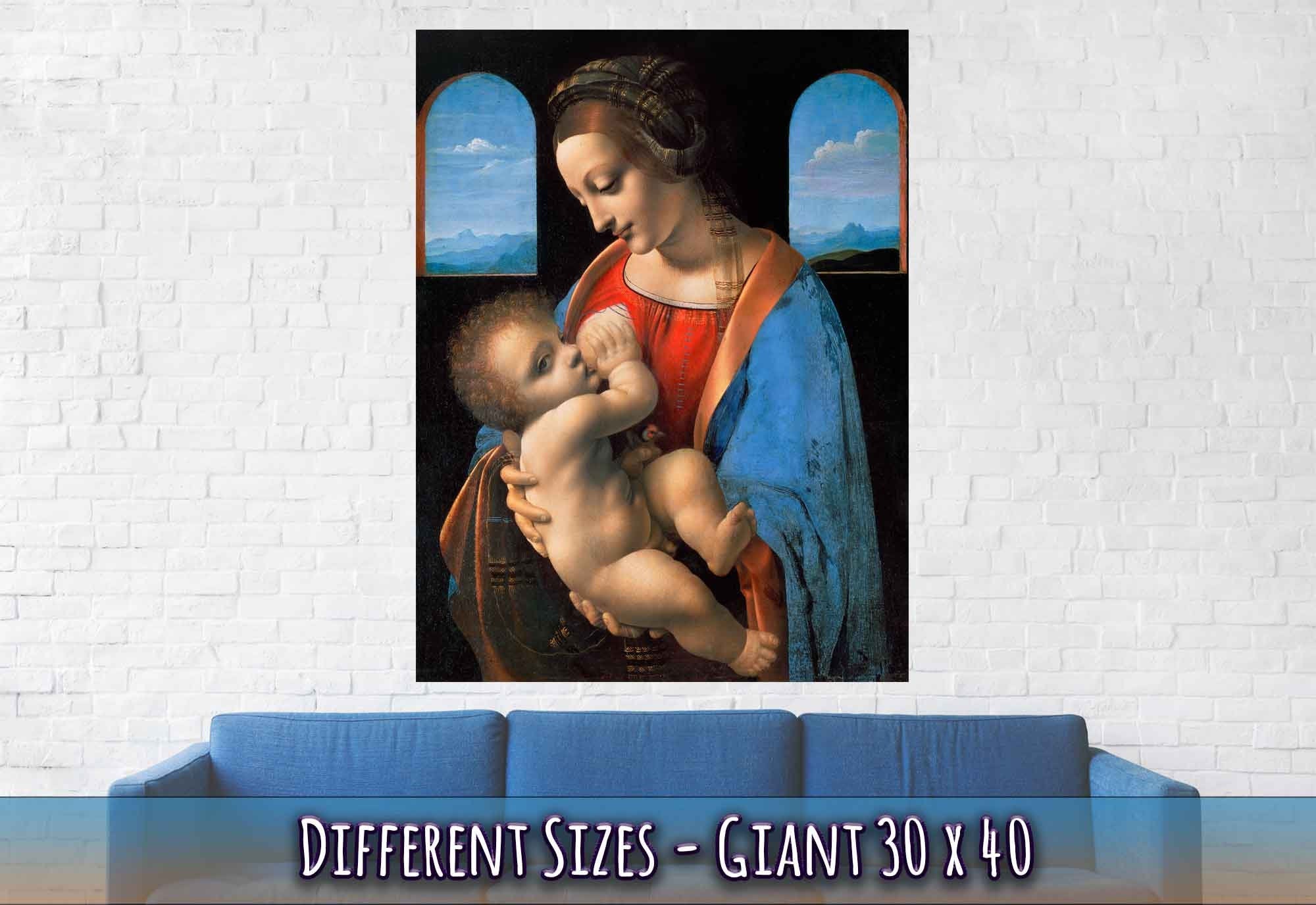 Leonardo Da Vinci Poster Print, Madonna Litta Poster - WallArtPrints4U