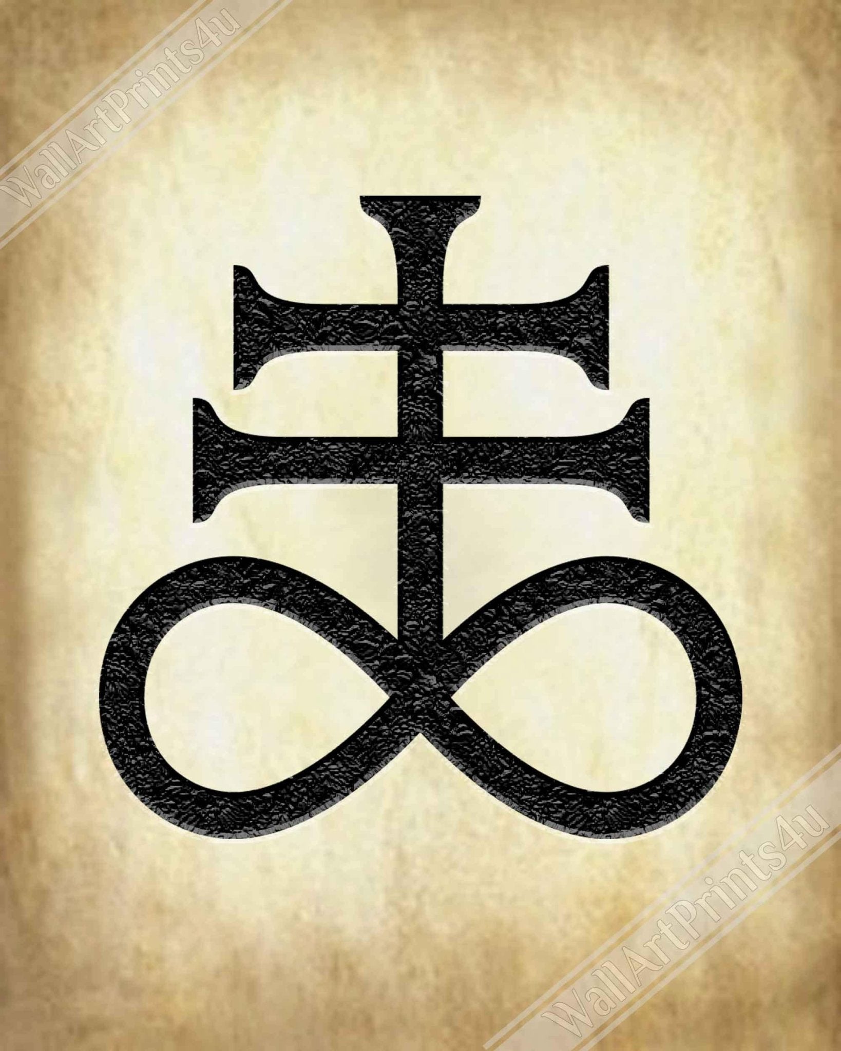 Leviathan Symbol BLACK SULPHUR SYMBOL ALCHEMY LEVIATHAN CROSS SATAN'S