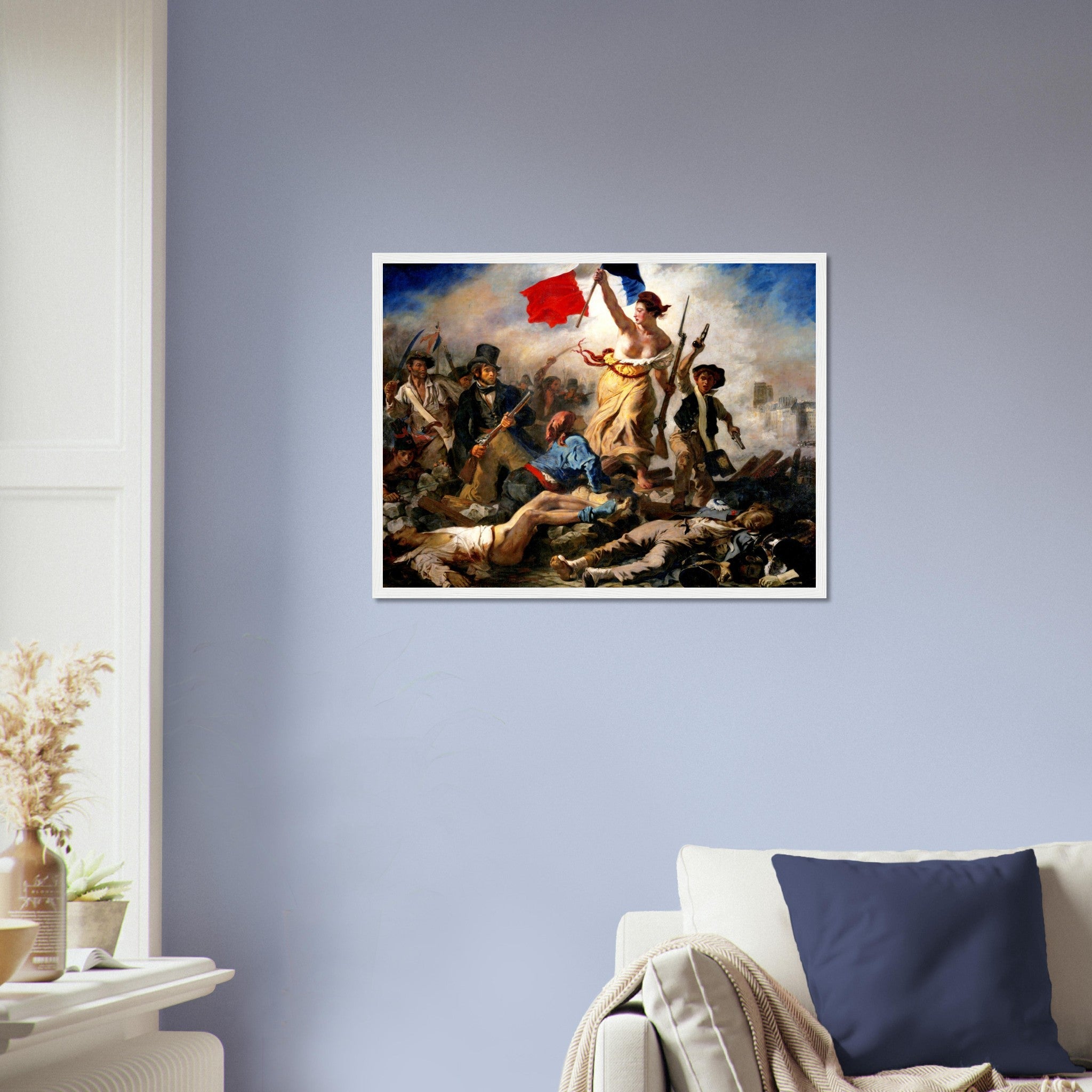 Liberty Leading The People Framed, Eugène Delacroix - Liberty Leading The People Framed Print - WallArtPrints4U