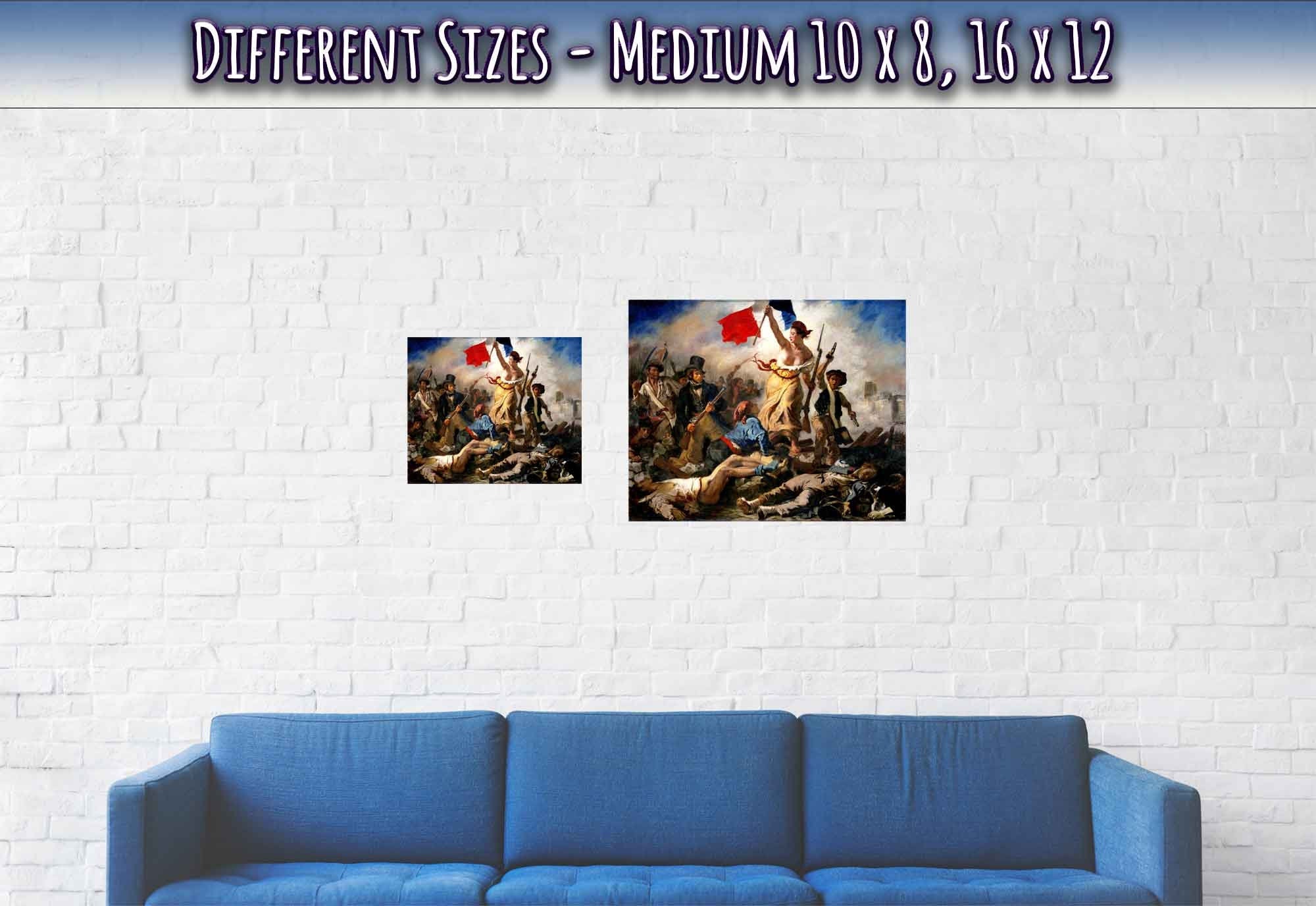 Liberty Leading The People Poster, Eugène Delacroix - Liberty Leading The People Print - WallArtPrints4U