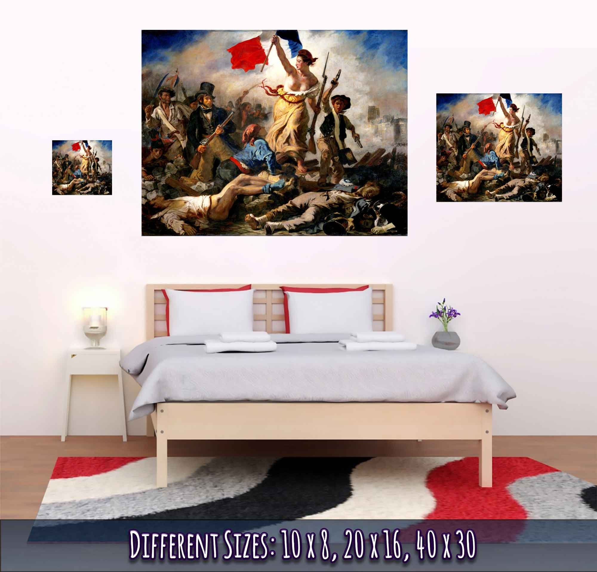 Liberty Leading The People Poster, Eugène Delacroix - Liberty Leading The People Print - WallArtPrints4U