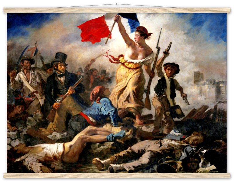 Liberty Leading The People Poster, Eugène Delacroix - Liberty Leading The People Print - WallArtPrints4U