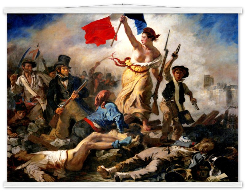 Liberty Leading The People Poster, Eugène Delacroix - Liberty Leading The People Print - WallArtPrints4U