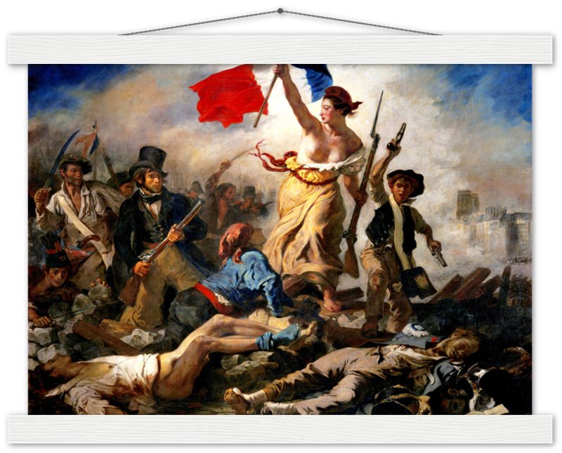 Liberty Leading The People Poster, Eugène Delacroix - Liberty Leading The People Print - WallArtPrints4U