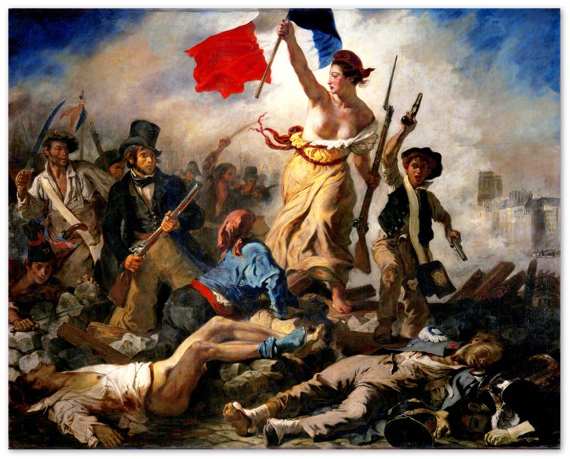 Liberty Leading The People Poster, Eugène Delacroix - Liberty Leading The People Print - WallArtPrints4U