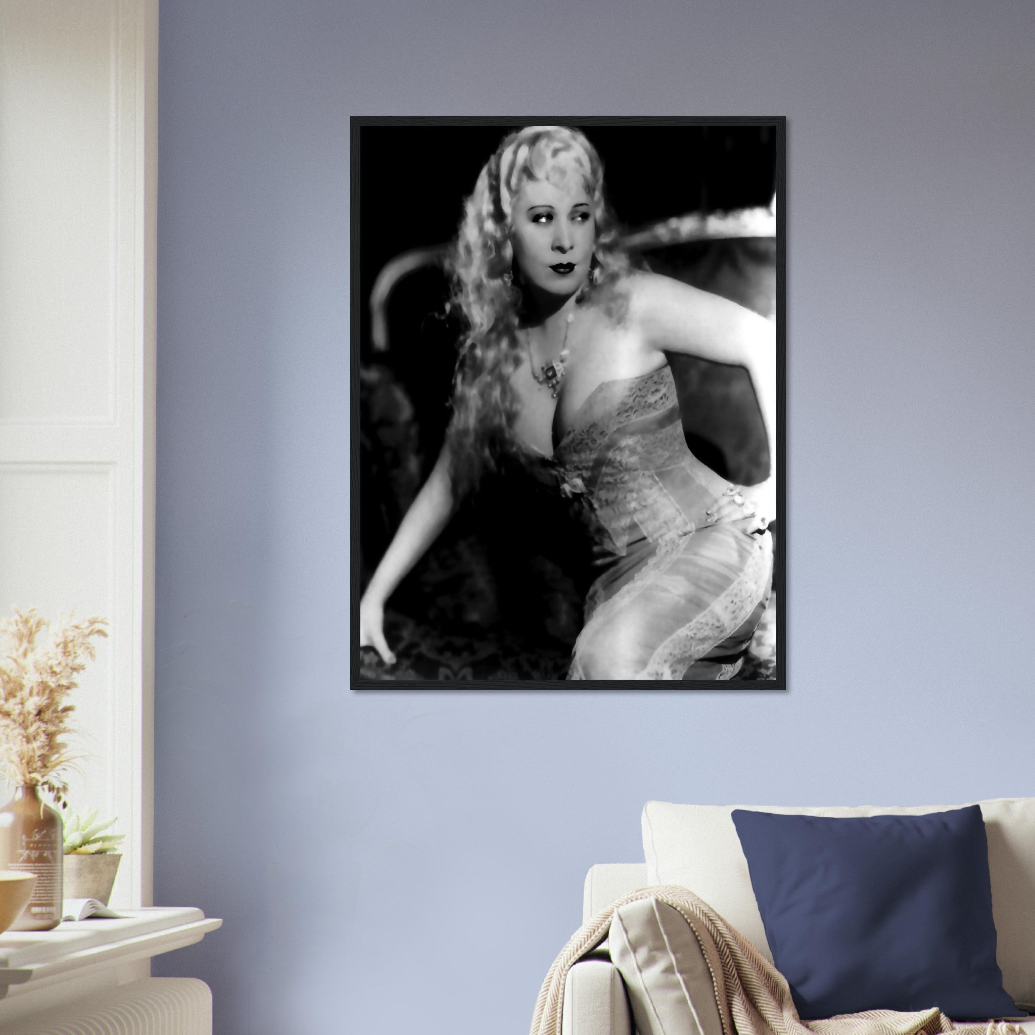 Mae West Framed, Statue Of Libido, She Done Him Wrong Vintage Photo, Rita Hayworth Framed Print, Silver Screen Star - WallArtPrints4U