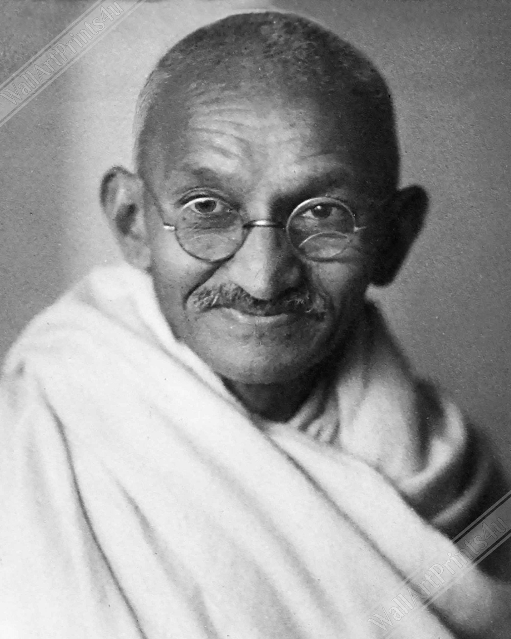 Mahatma Gandhi Canvas, Vintage Photo - Iconic Mahatma Gandhi Canvas Print - Father Of The Nation (India) - WallArtPrints4U