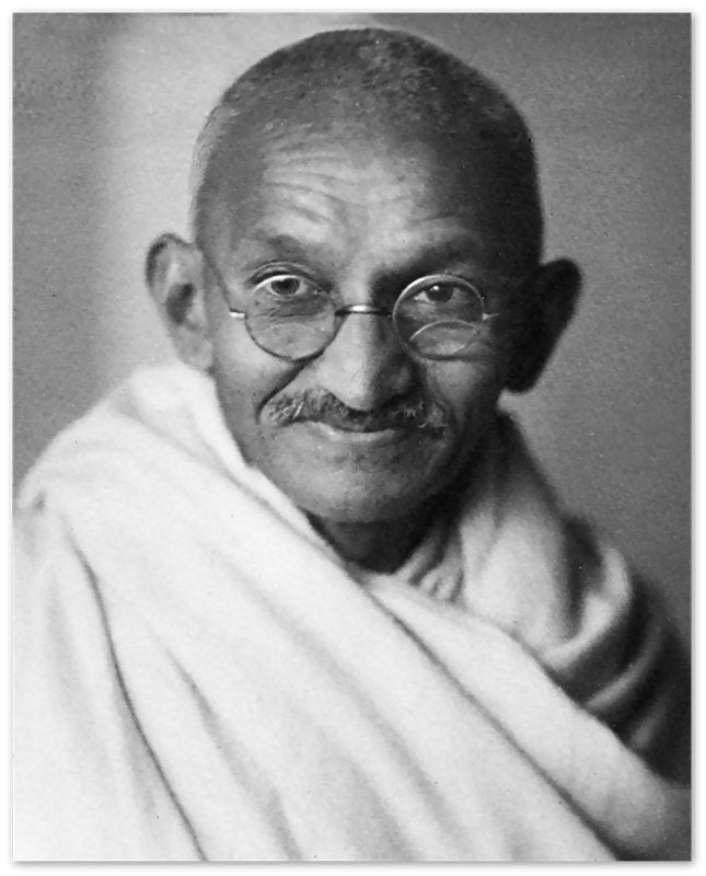 Mahatma Gandhi Poster, Vintage Photo - Iconic Mahatma Gandhi Print - Father Of The Nation (India) - WallArtPrints4U