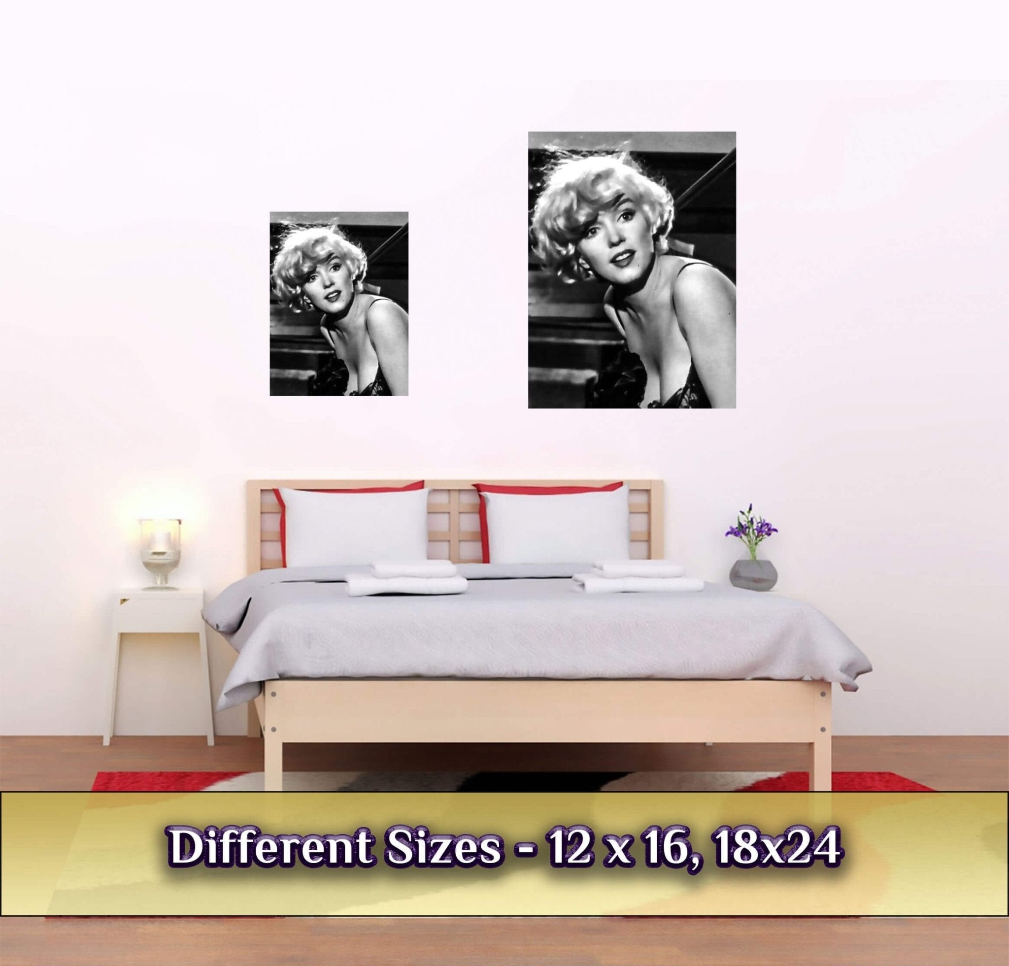 Marilyn Monroe Poster, Sex Symbol, Vintage Rare Photo - Some Like It Hot, Marily Monroe Print - WallArtPrints4U