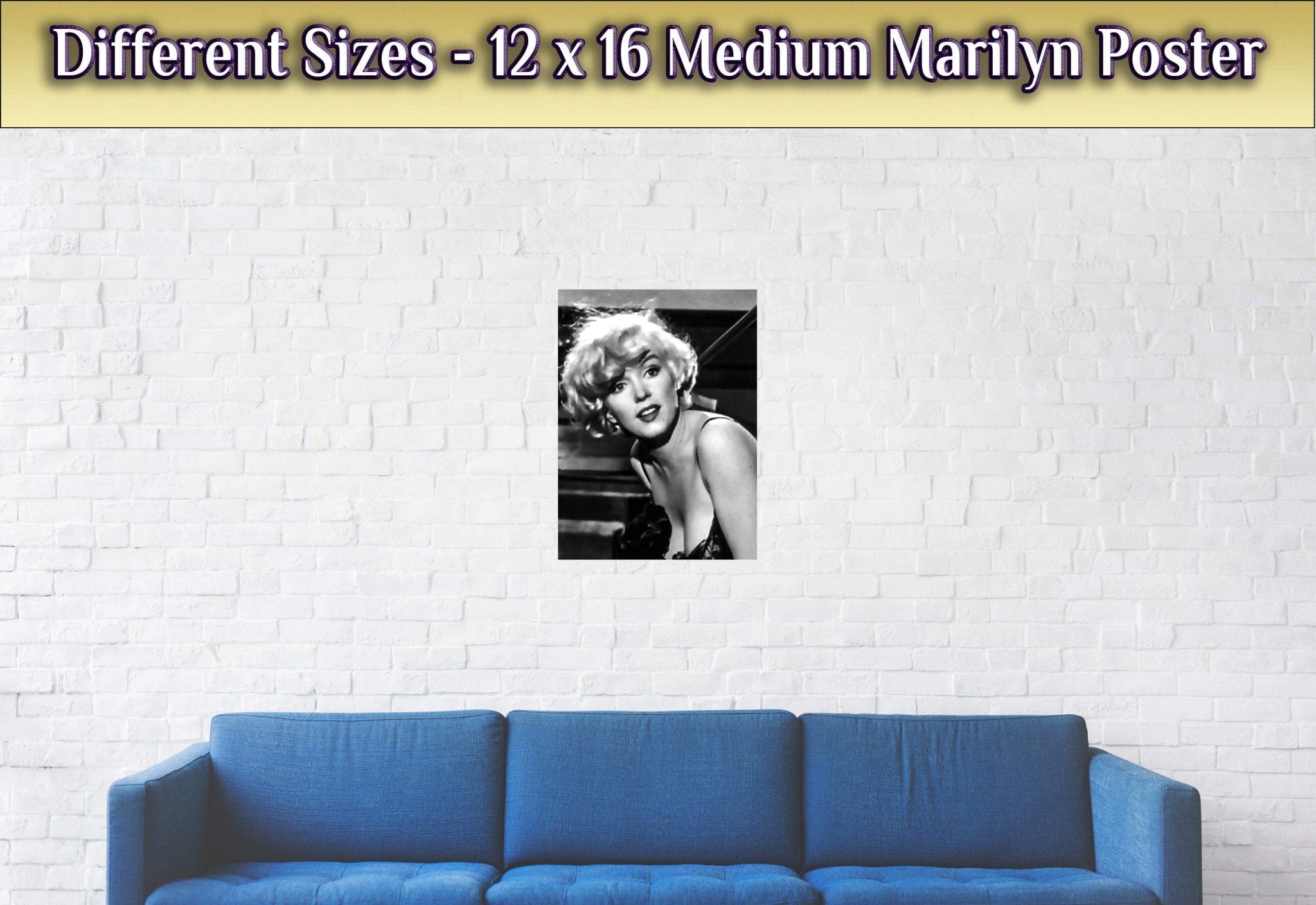 Marilyn Monroe Poster, Sex Symbol, Vintage Rare Photo - Some Like It Hot, Marily Monroe Print - WallArtPrints4U