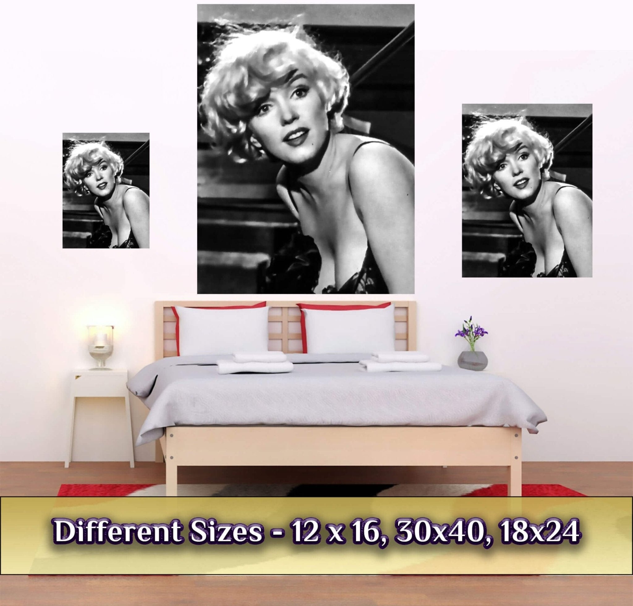 Marilyn Monroe Poster, Sex Symbol, Vintage Rare Photo - Some Like It Hot, Marily Monroe Print - WallArtPrints4U