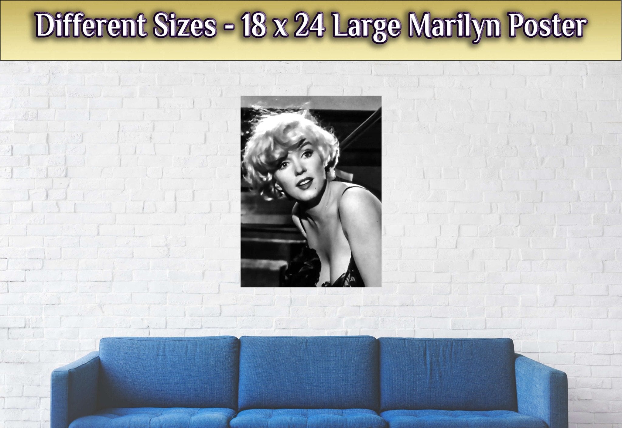 Marilyn Monroe Poster, Sex Symbol, Vintage Rare Photo - Some Like It Hot, Marily Monroe Print - WallArtPrints4U