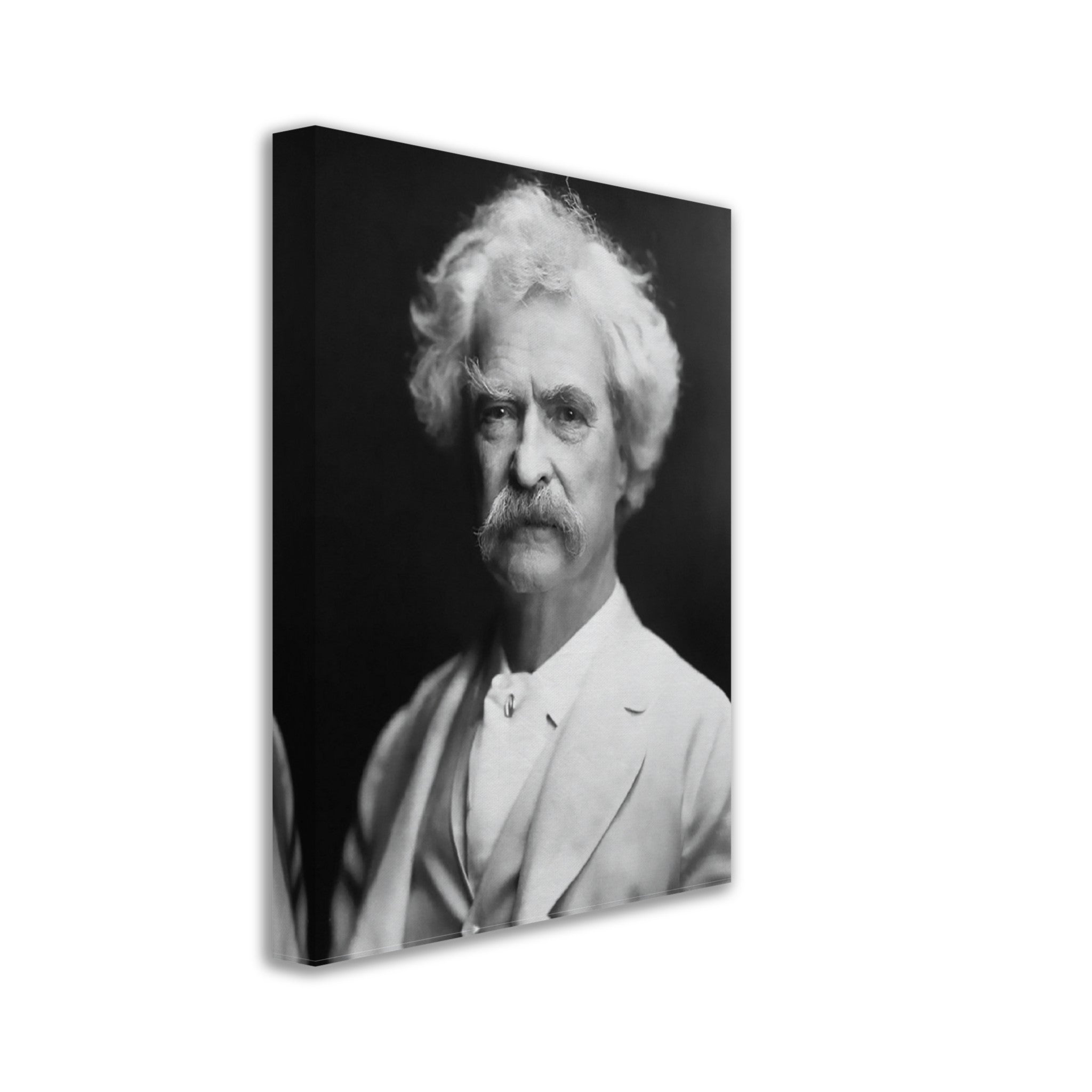 Mark Twain Canvas, American Writer Humorist - Iconic Mark Twain Canvas Print - Legend Of Literature - WallArtPrints4U