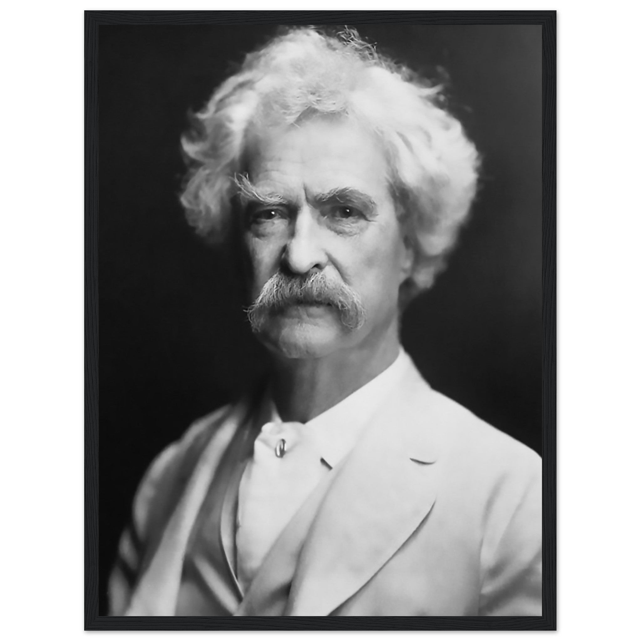 Mark Twain Framed, American Writer Humorist - Iconic Mark Twain Framed Print - Legend Of Literature - WallArtPrints4U