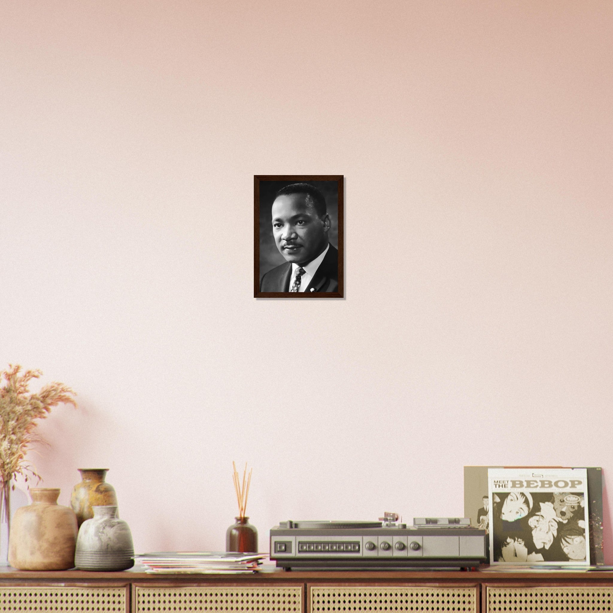 Martin Luther King Framed, Powerful Equality Orator, Vintage Photo - Iconic Martin Luther King Framed Print - Nobel Peace Prize Winner - WallArtPrints4U