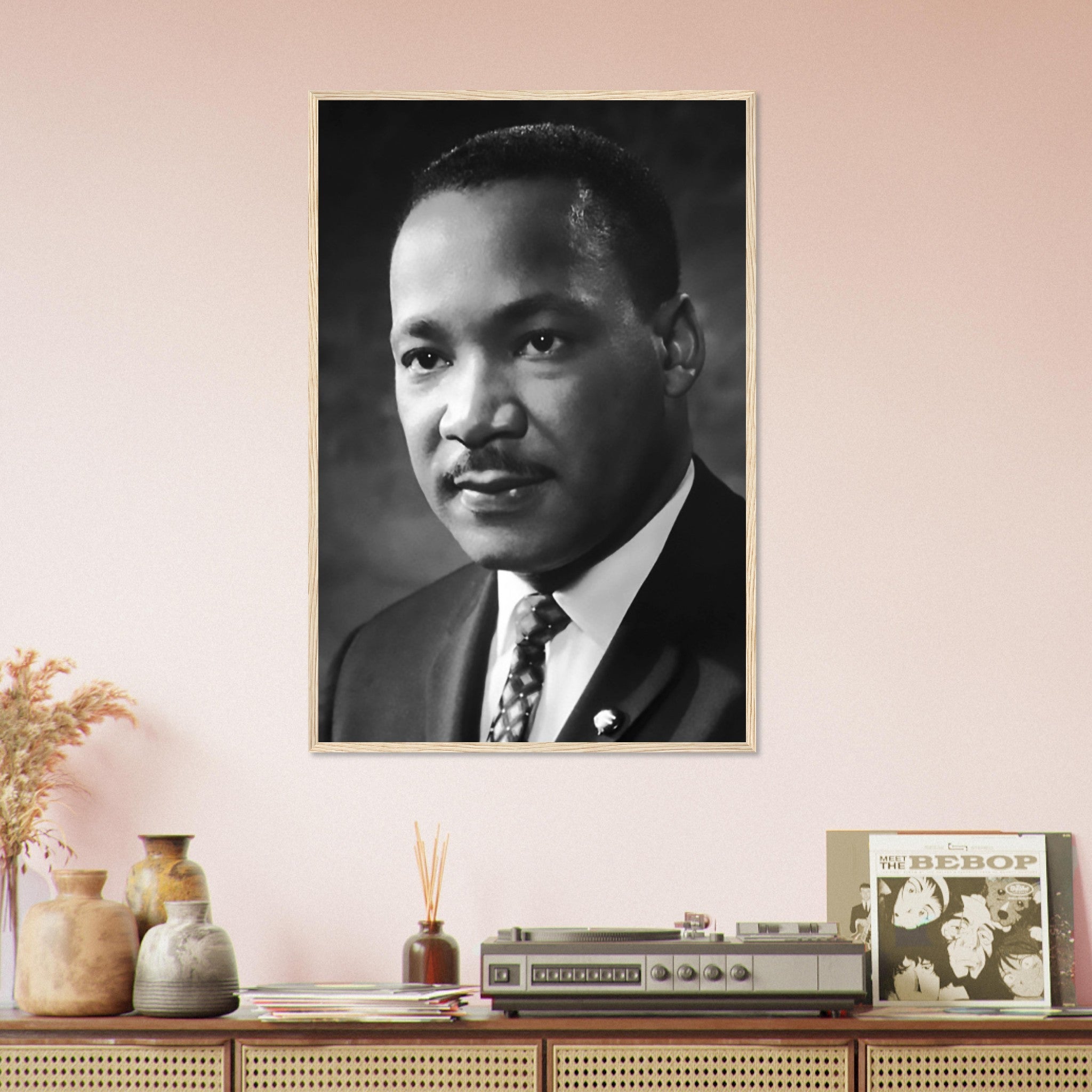 Martin Luther King Framed, Powerful Equality Orator, Vintage Photo - Iconic Martin Luther King Framed Print - Nobel Peace Prize Winner - WallArtPrints4U