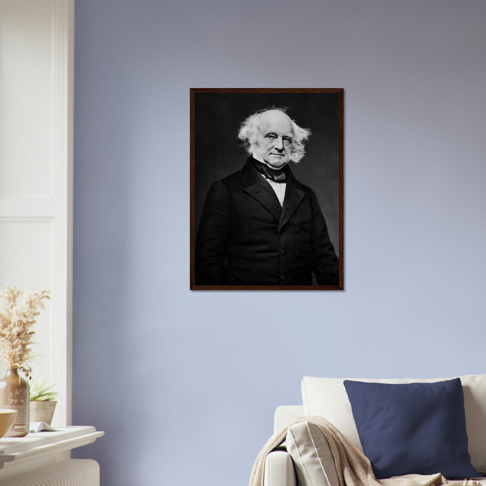 Martin Van Buren Framed, 8th President Of Usa, Vintage Photo - Martin Van Buren Framed Print UK, EU USA Domestic Shipping - WallArtPrints4U