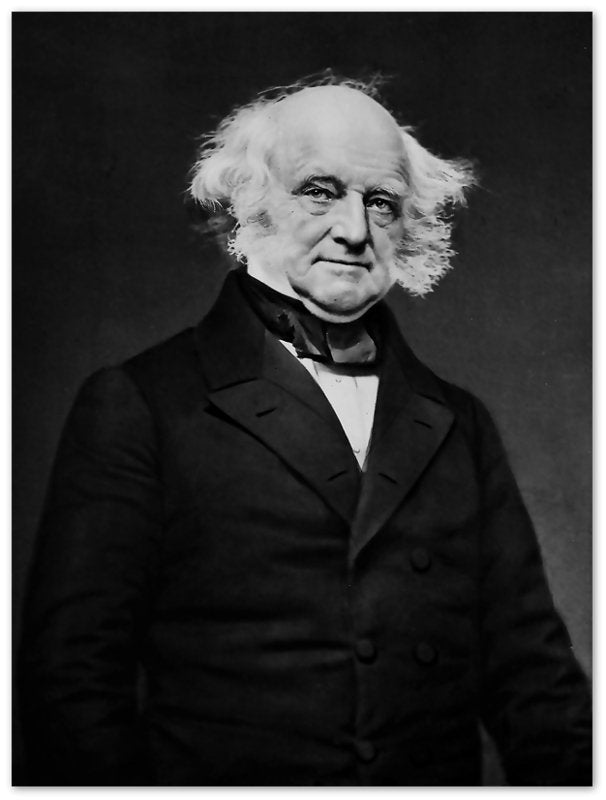 Martin Van Buren Poster, 8th President Of Usa, Vintage Photo - Martin Van Buren Print - WallArtPrints4U