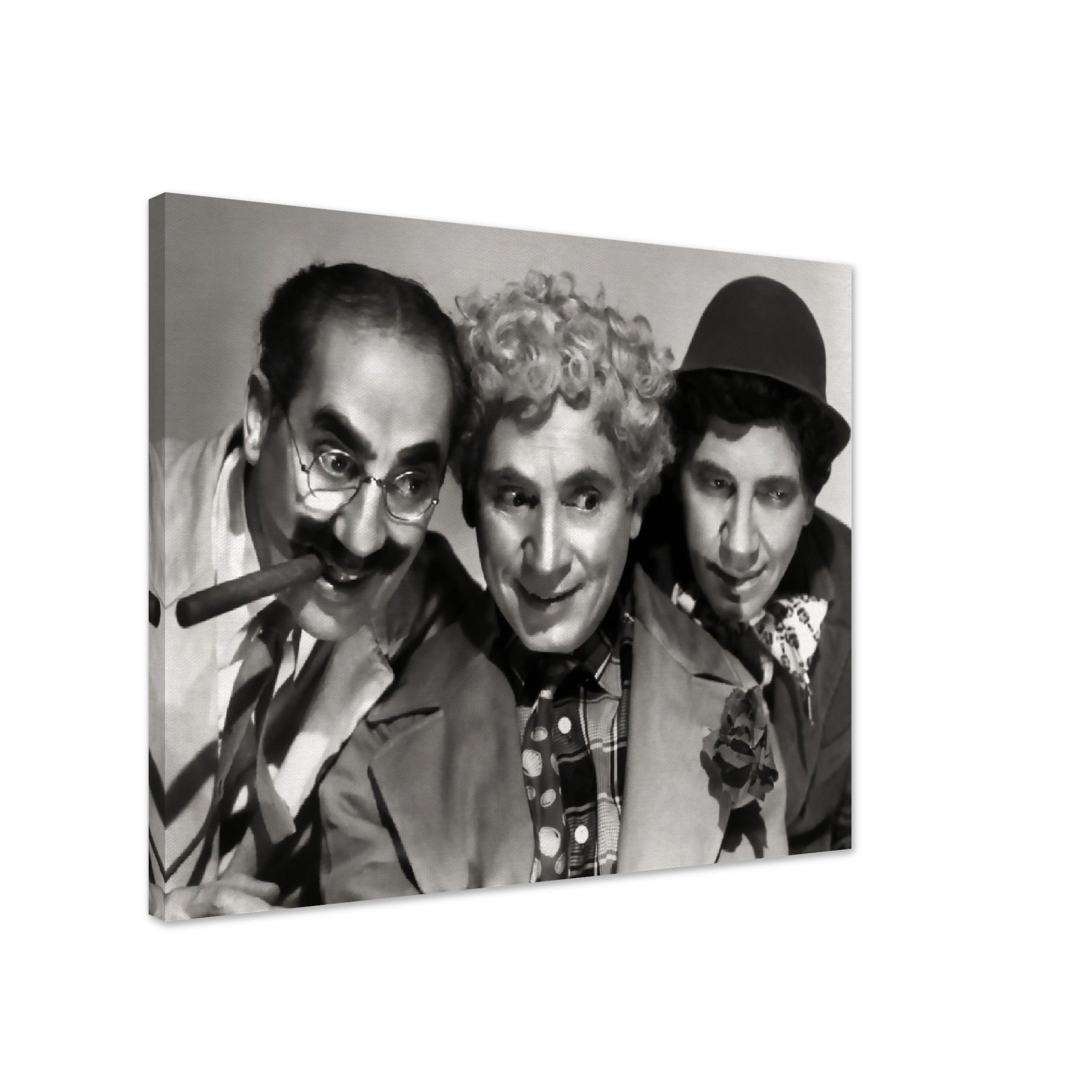 Marx Brothers Canvas, Vintage Photo - Iconic Marx Brothers Canvas Print - Groucho, Harpo, And Chico Marx - WallArtPrints4U
