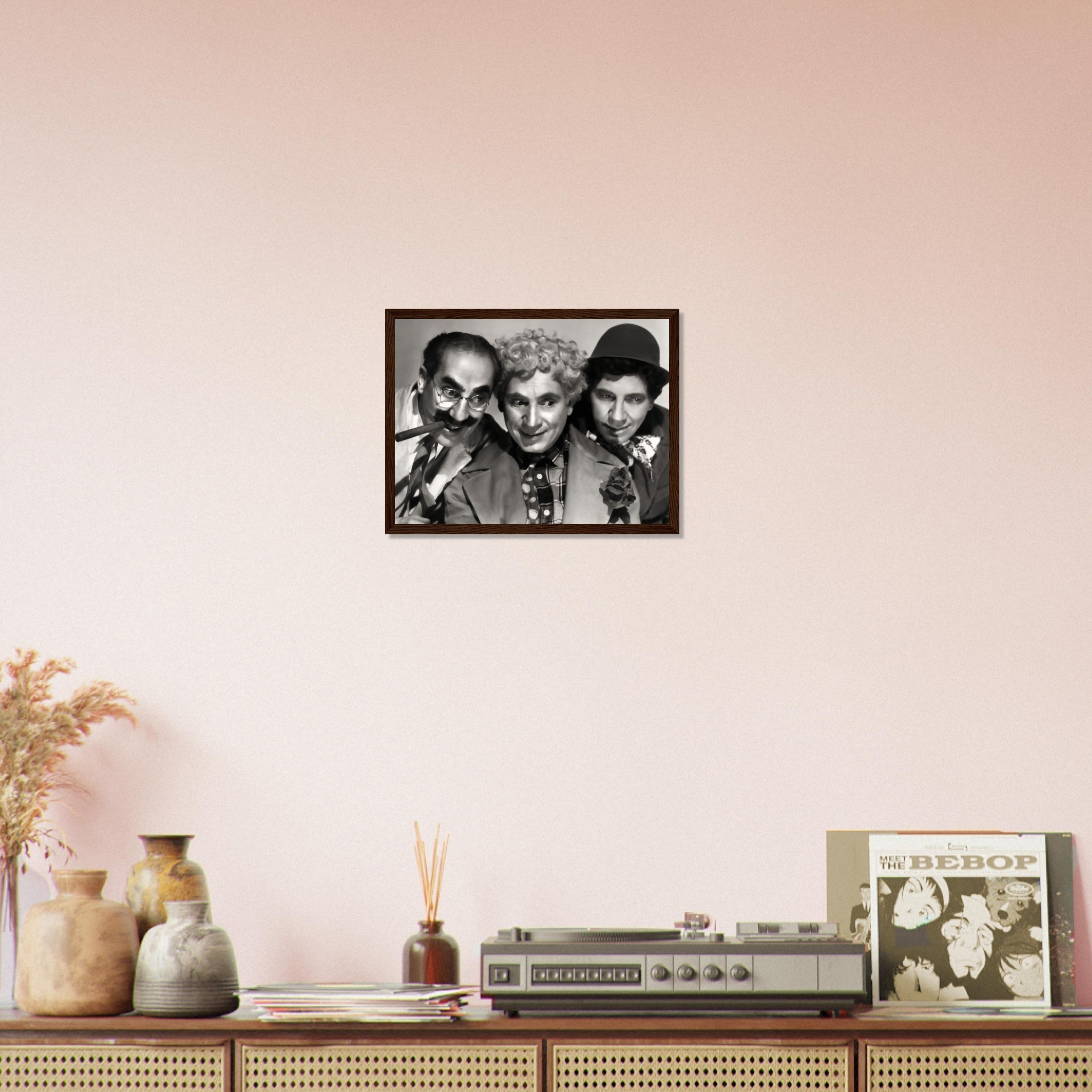Marx Brothers Framed, Vintage Photo - Iconic Marx Brothers Framed Print - Groucho, Harpo, And Chico Marx - WallArtPrints4U