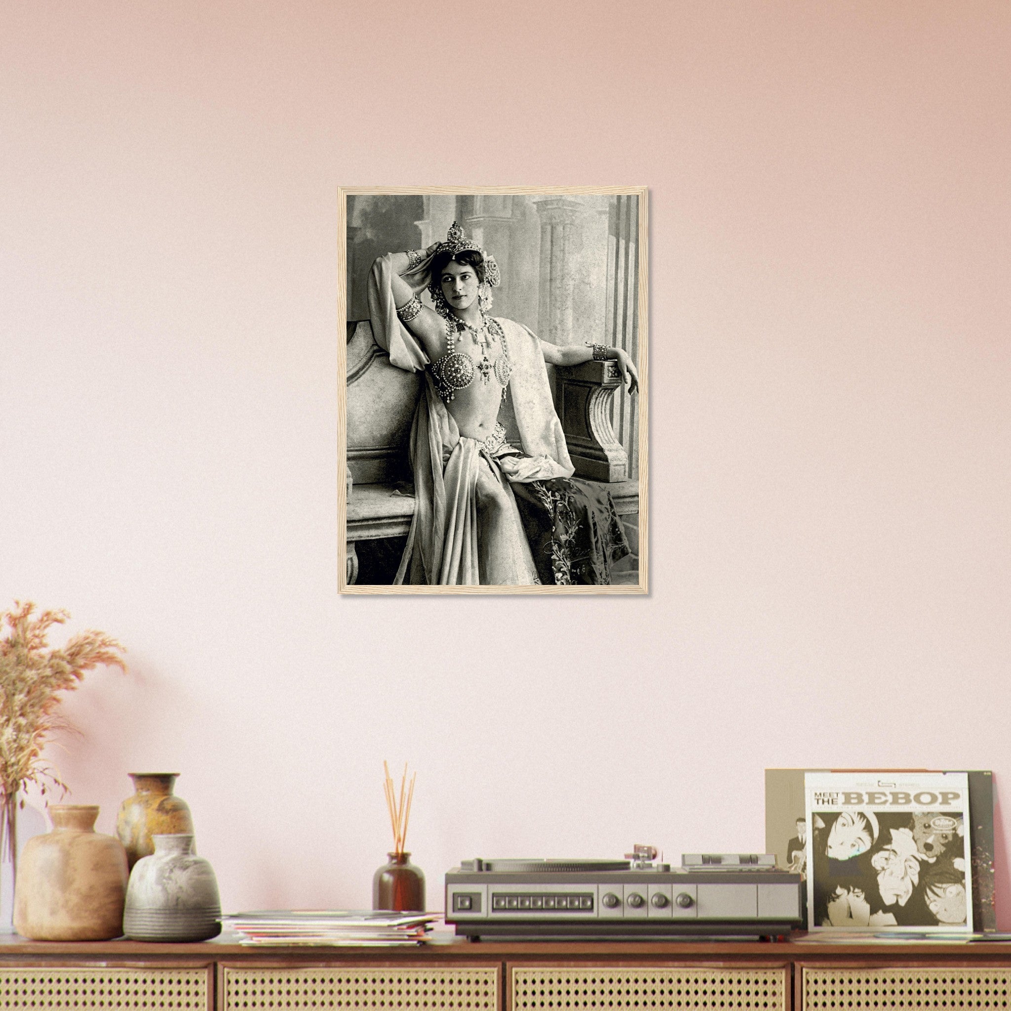 Mata Hari Framed Print, Exotic Spy Dancer 1906, Vintage Photo Portrait - Mata Hari Framed - WallArtPrints4U