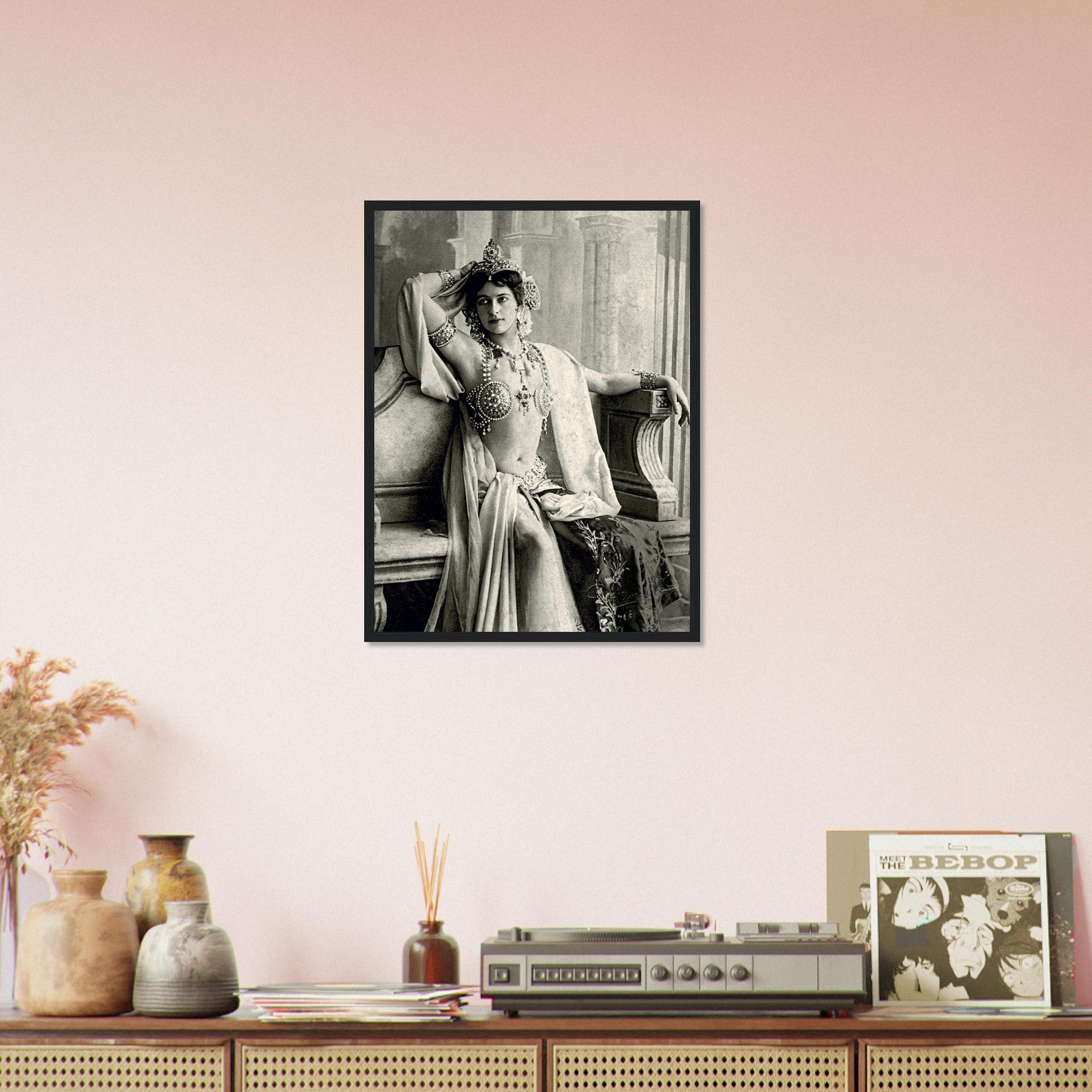 Mata Hari Framed Print, Exotic Spy Dancer 1906, Vintage Photo Portrait - Mata Hari Framed - WallArtPrints4U