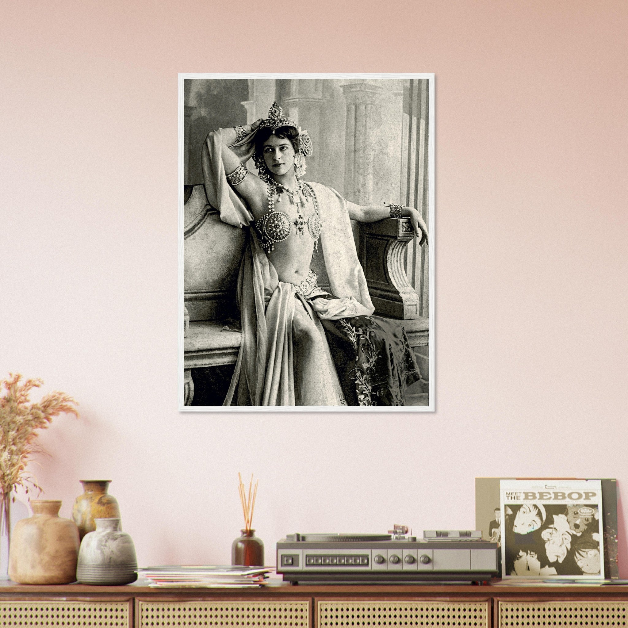 Mata Hari Framed Print, Exotic Spy Dancer 1906, Vintage Photo Portrait - Mata Hari Framed - WallArtPrints4U