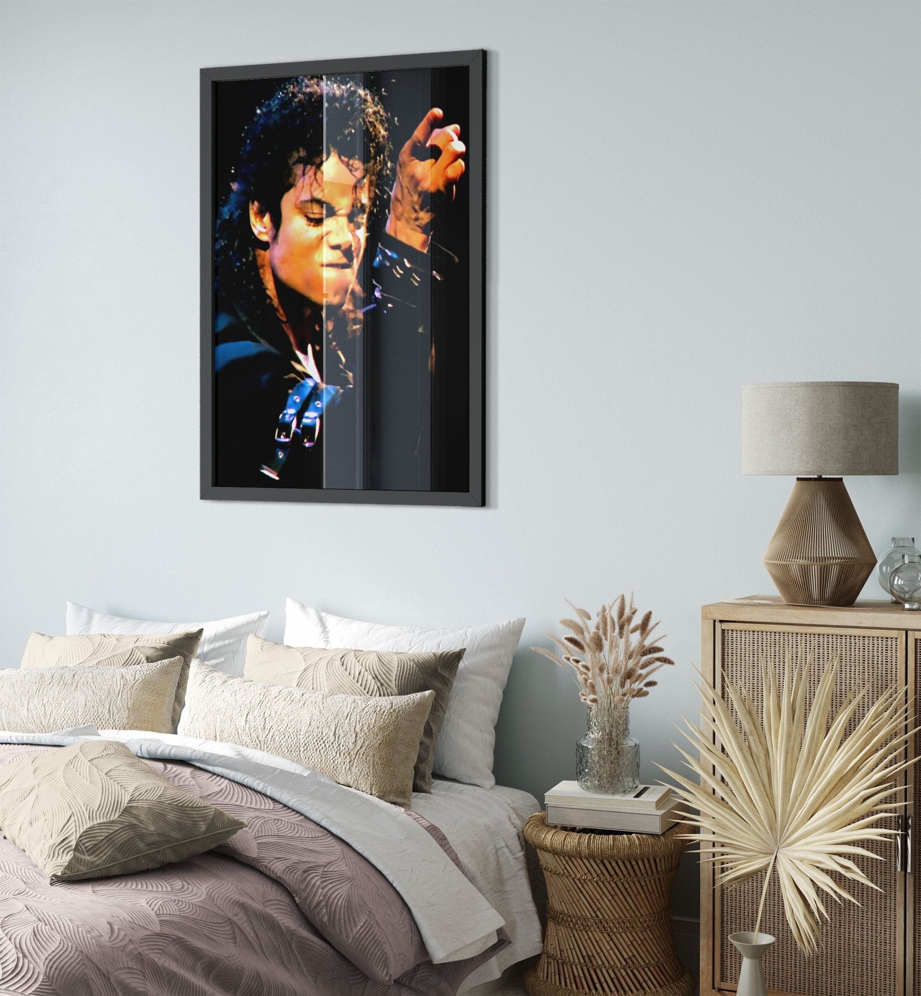Michael Jackson Framed, Most Popular Singer In Music History - Michael Jackson Framed Print - WallArtPrints4U