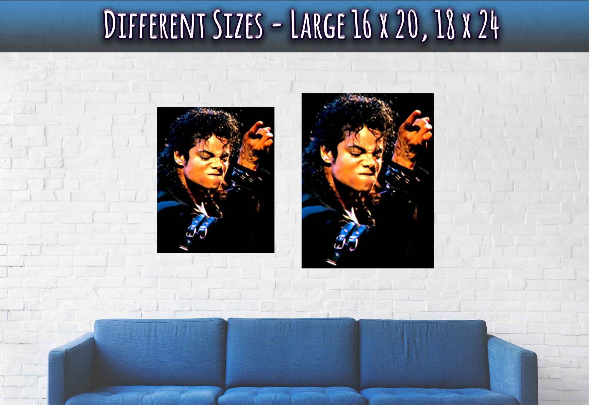 Michael Jackson Poster, Most Popular Singer In Music History - Michael Jackson Print - WallArtPrints4U