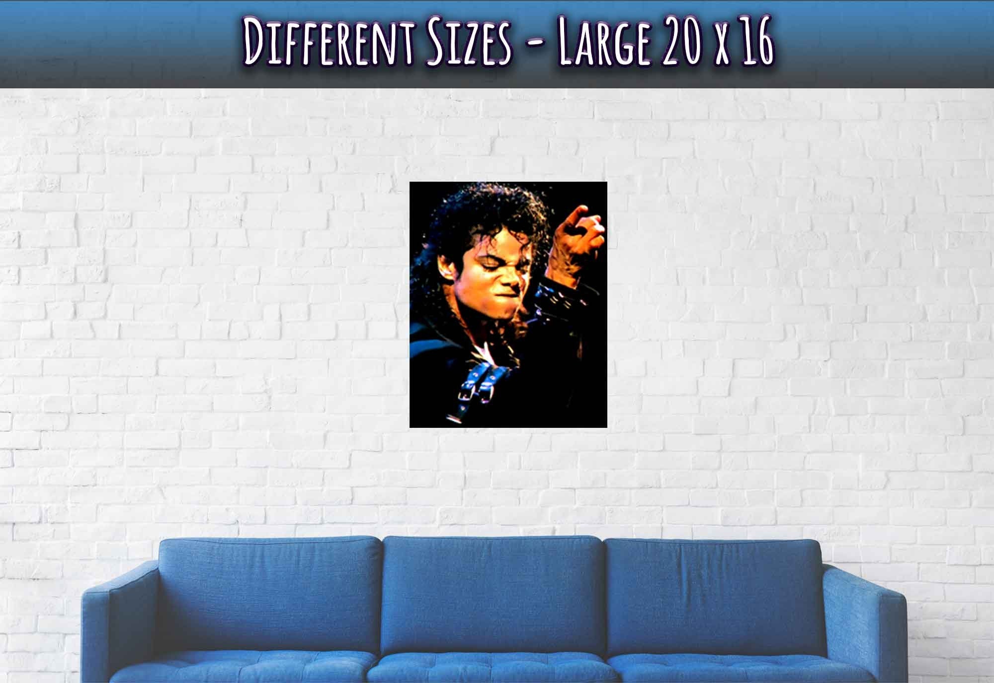 Michael Jackson Poster, Most Popular Singer In Music History - Michael Jackson Print - WallArtPrints4U