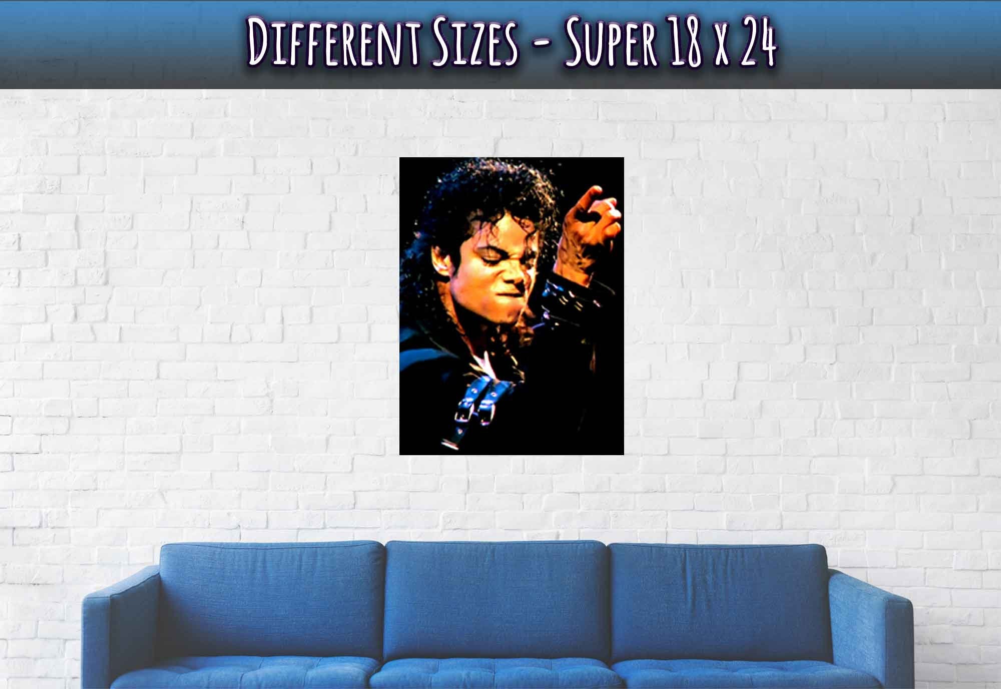 Michael Jackson Poster, Most Popular Singer In Music History - Michael Jackson Print - WallArtPrints4U