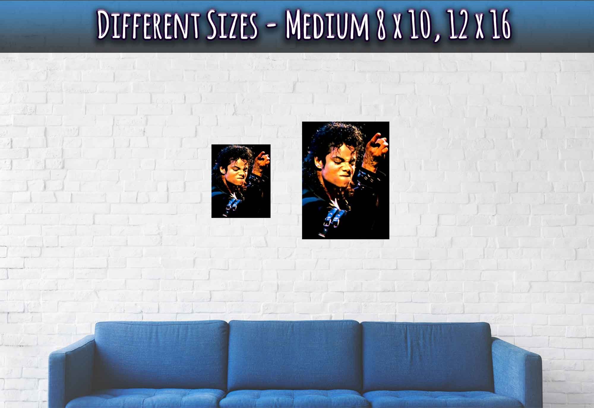 Michael Jackson Poster, Most Popular Singer In Music History - Michael Jackson Print - WallArtPrints4U