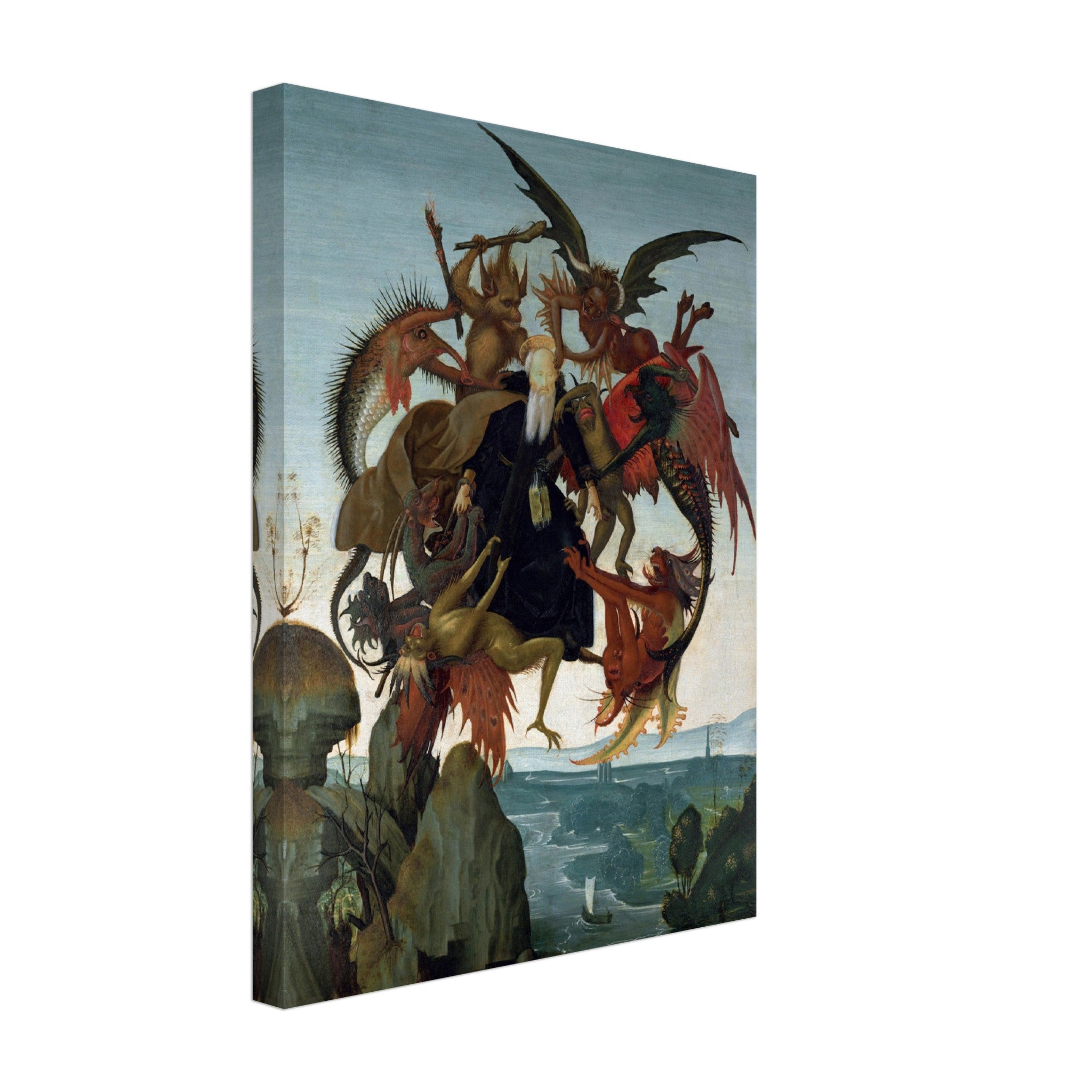 Michelangelo Canvas Print Torment Of Saint Anthony Canvas - WallArtPrints4U